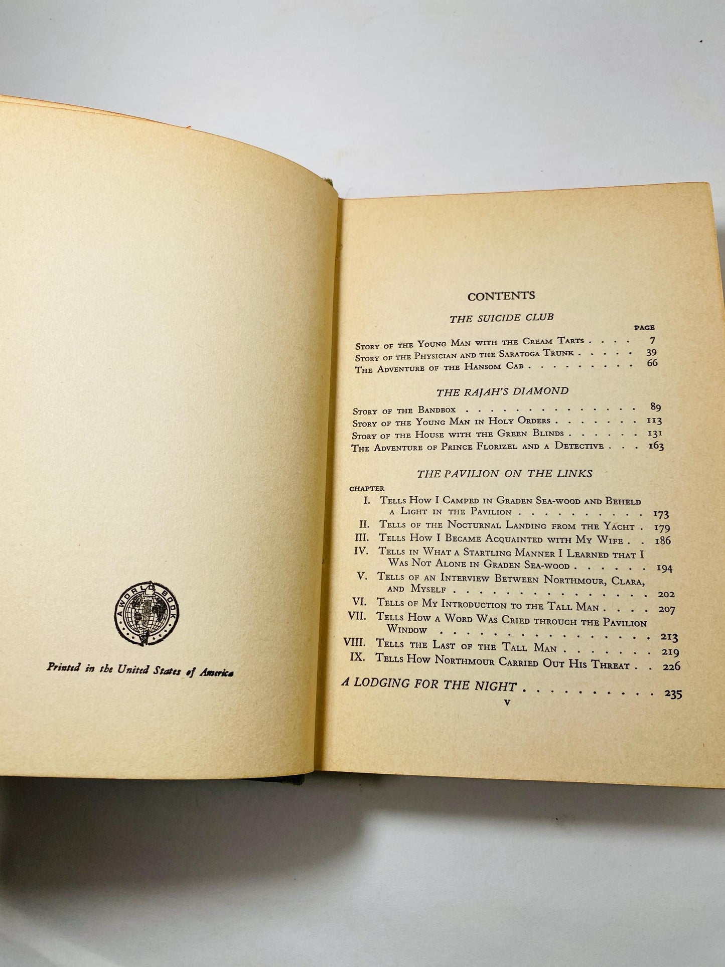 Robert Louis Stevenson New Arabian Nights vintage book - The Rajah's Diamond - The Story of a Lie The Novels and Tales