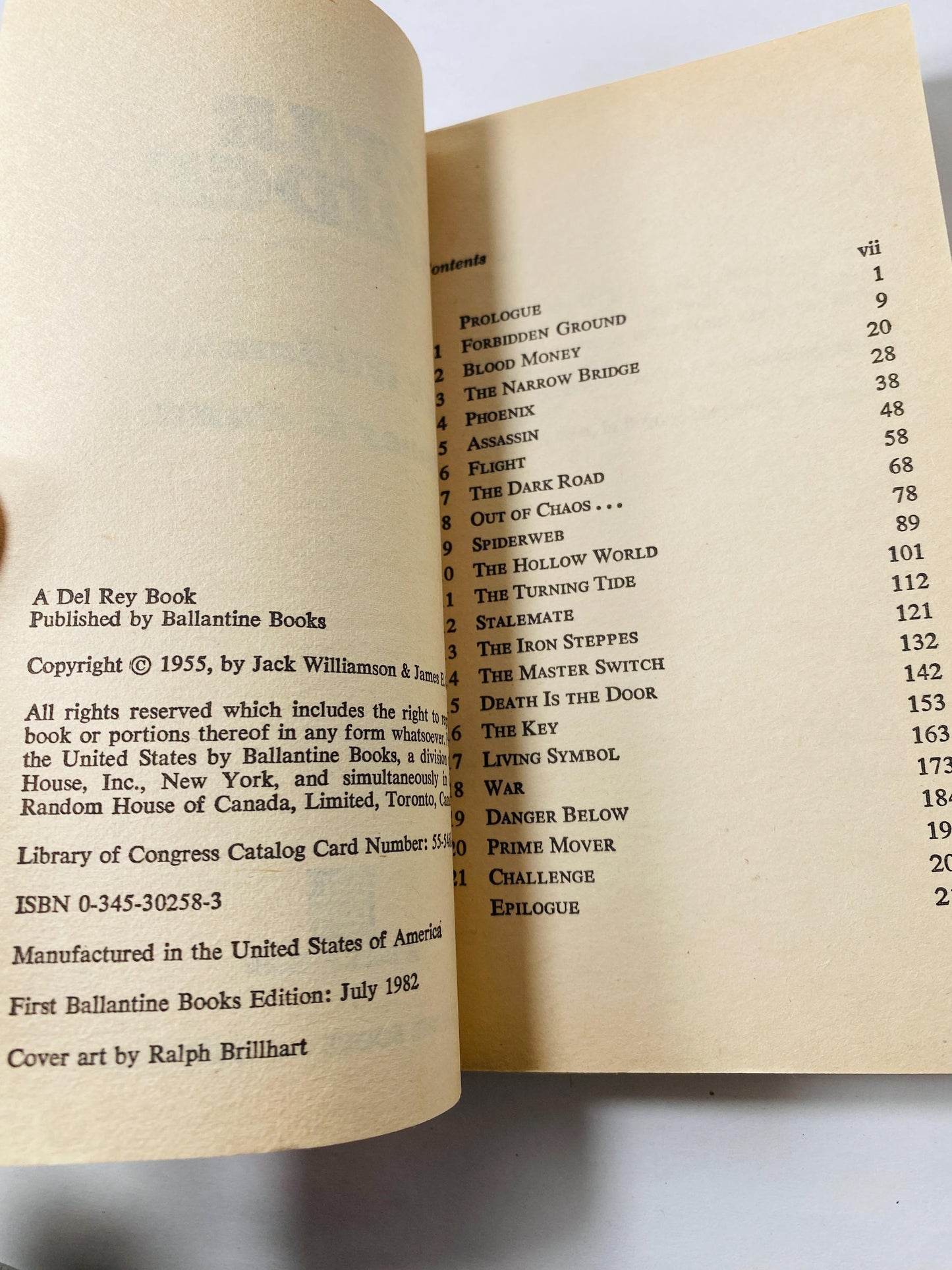 Star Bridge vintage Science fiction paperback book circa 1982 by Jack Williamson James Gunn FIRST Ballantine Books Edition Valentine's Day