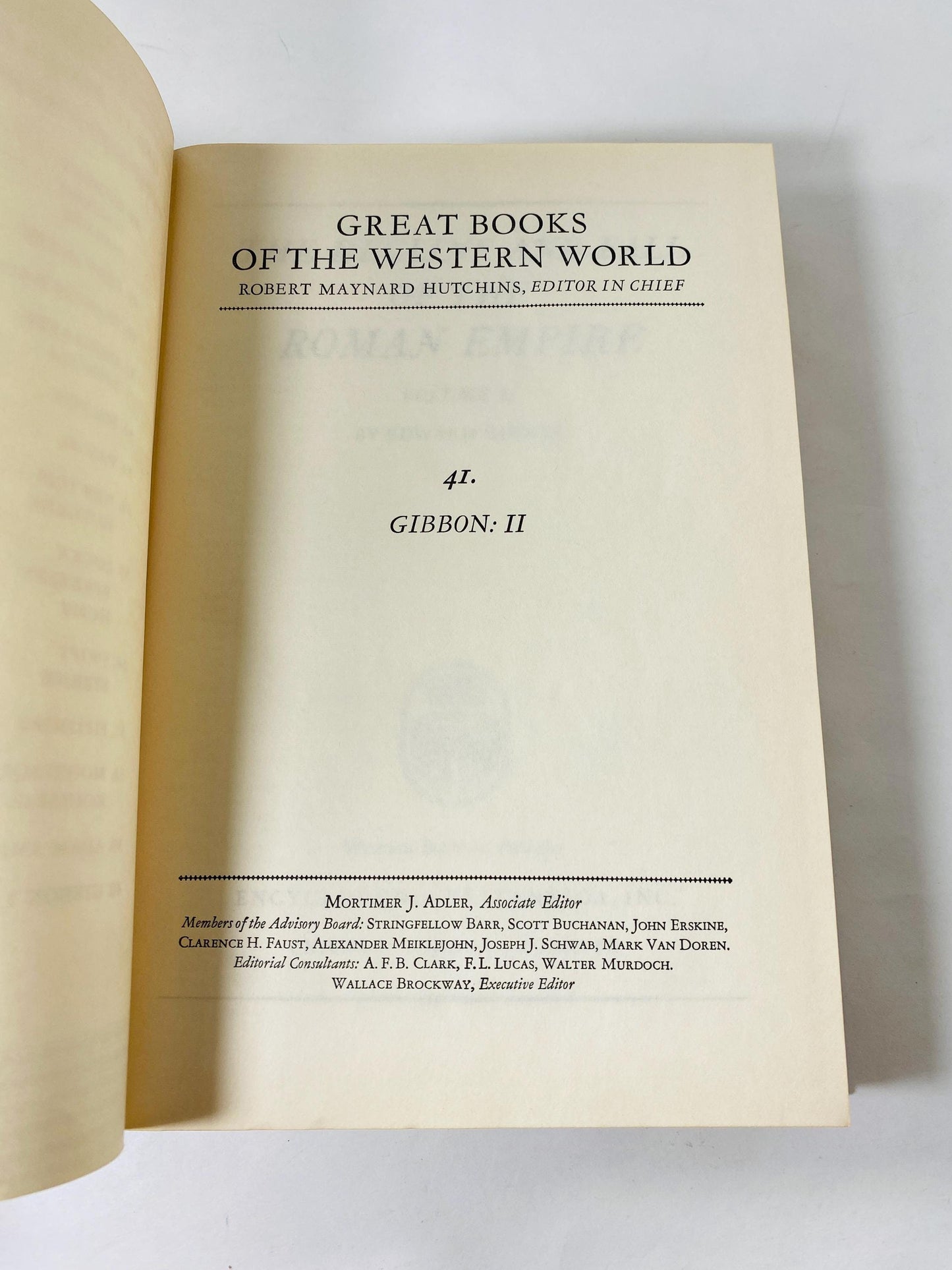 GORGEOUS vintage blue Tacitus Thucydides Herodotus Gibbon Britannica Great Books Staging bookshelf decor circa 1986