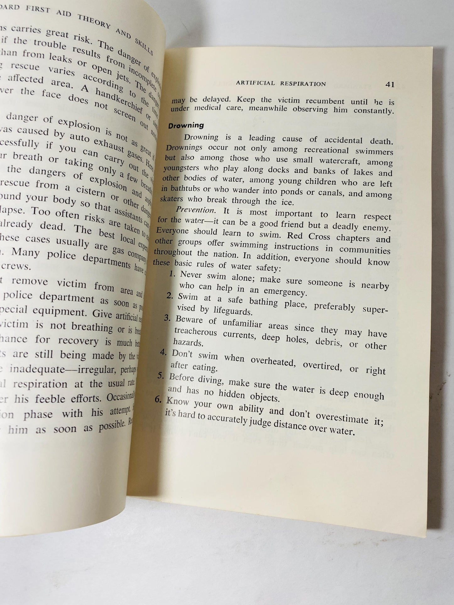 1957 Rare American Red Cross Society vintage manual Nursing First Aid Medicine. Doctor gift Green paperback reference book Office decor.