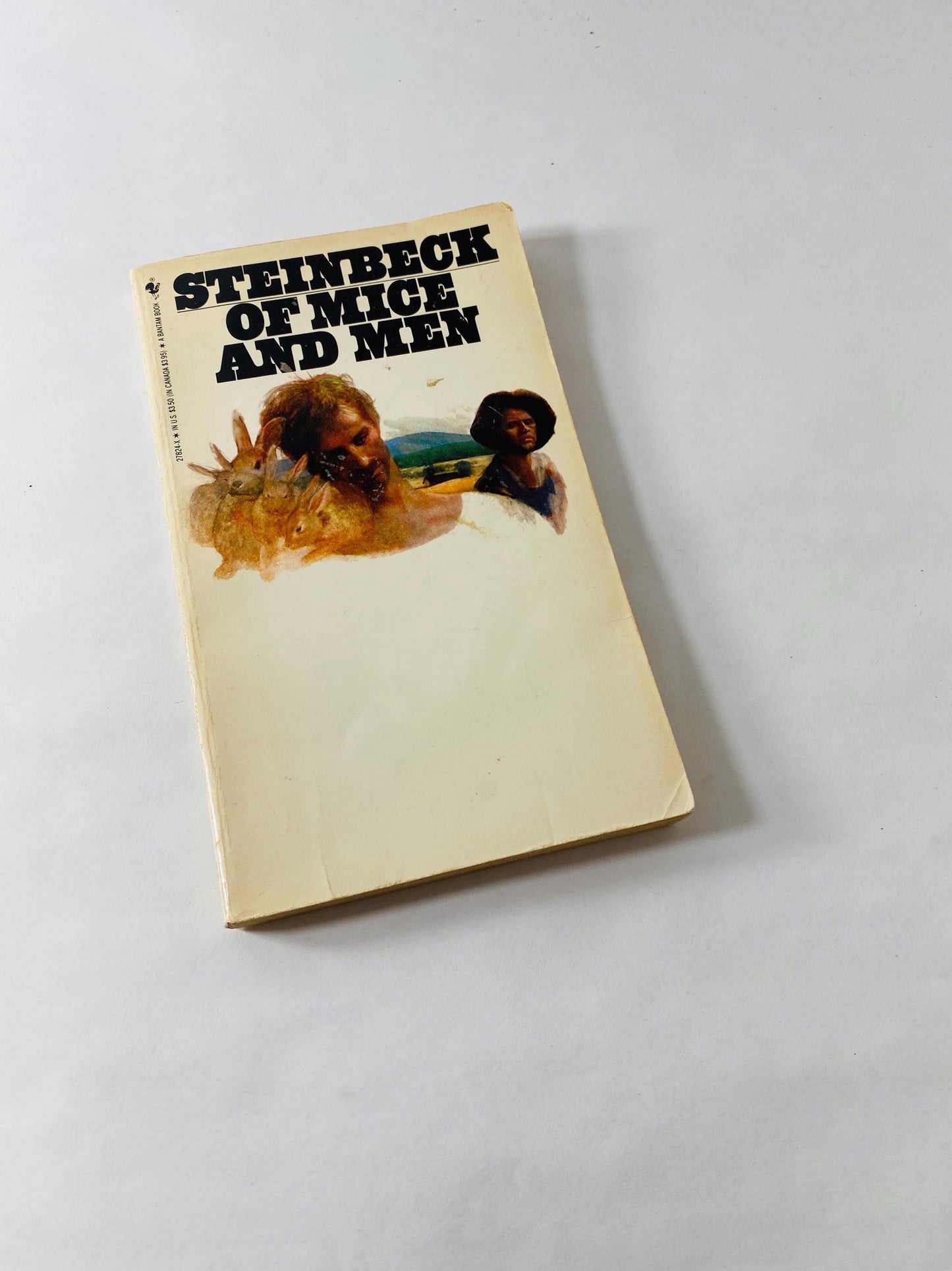 John Steinbeck Travels with Charley, The Pearl, Of Mice & Men, Wayard Bus. Vintage paperback book Penguin Bantam