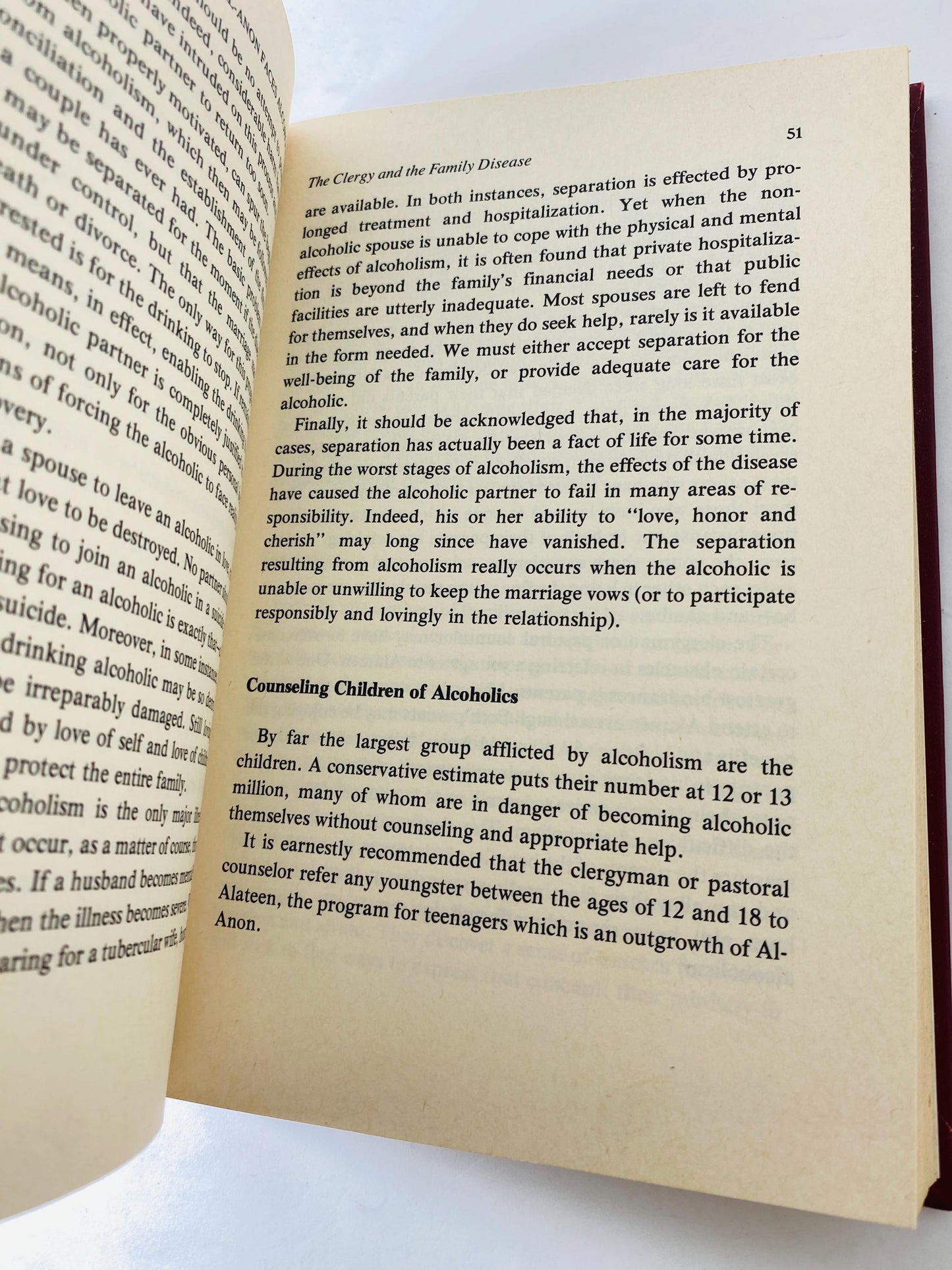 1986 Al-Anon Faces Alcoholism Twelve Steps & Twelve Traditions Vintage Alcoholics Anonymous book Recovery AA sobriety EARLY Printing HelenK