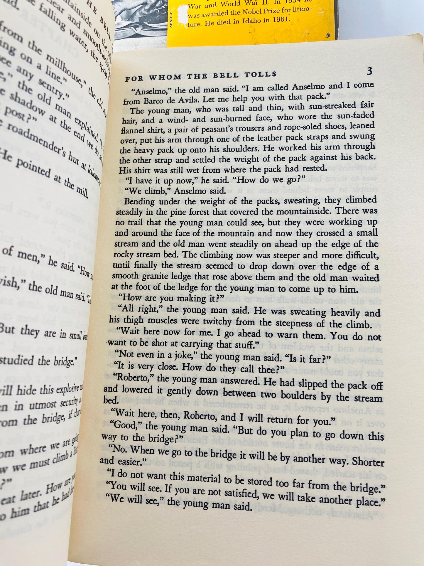 1952 Ernest Hemingway vintage paperback book set Sun Also Rises For Whom the Bell Tolls Snows of Kilimanjaro Farewell to Arms Scribner