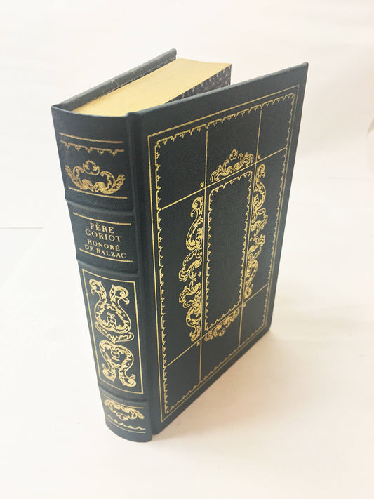 Honore De Balzac Beautiful leather vintage book. Tragic story of a father whose obsessive love leads to ruin. Pere Goriot