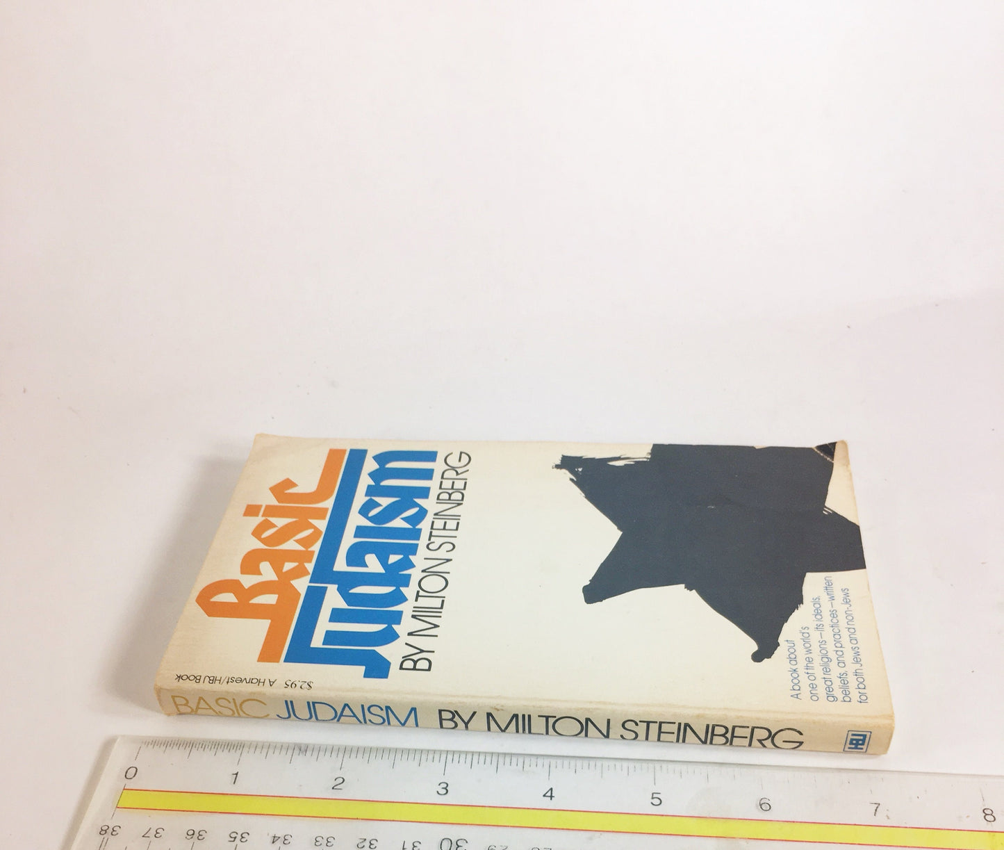 Milton Steinberg's Basic Judaism. Vintage paperback book circa 1975. Jewish gift. Conversion understanding anti-antisemitism