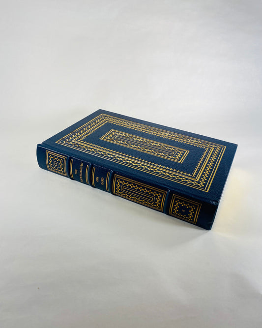 Fountainhead volume 2 by Ayn Rand Easton Press gilt embossed blue leather vintage book circa 1984 Beautiful gift! Objectivism Libertarian