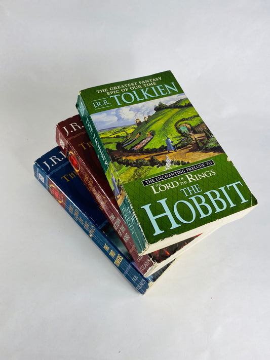 JRR Tolkien vintage paperback books Hobbit, Return of the King, Fellowship of Ring Two Towers. Lord of the Rings series circa 1994 Pick One!