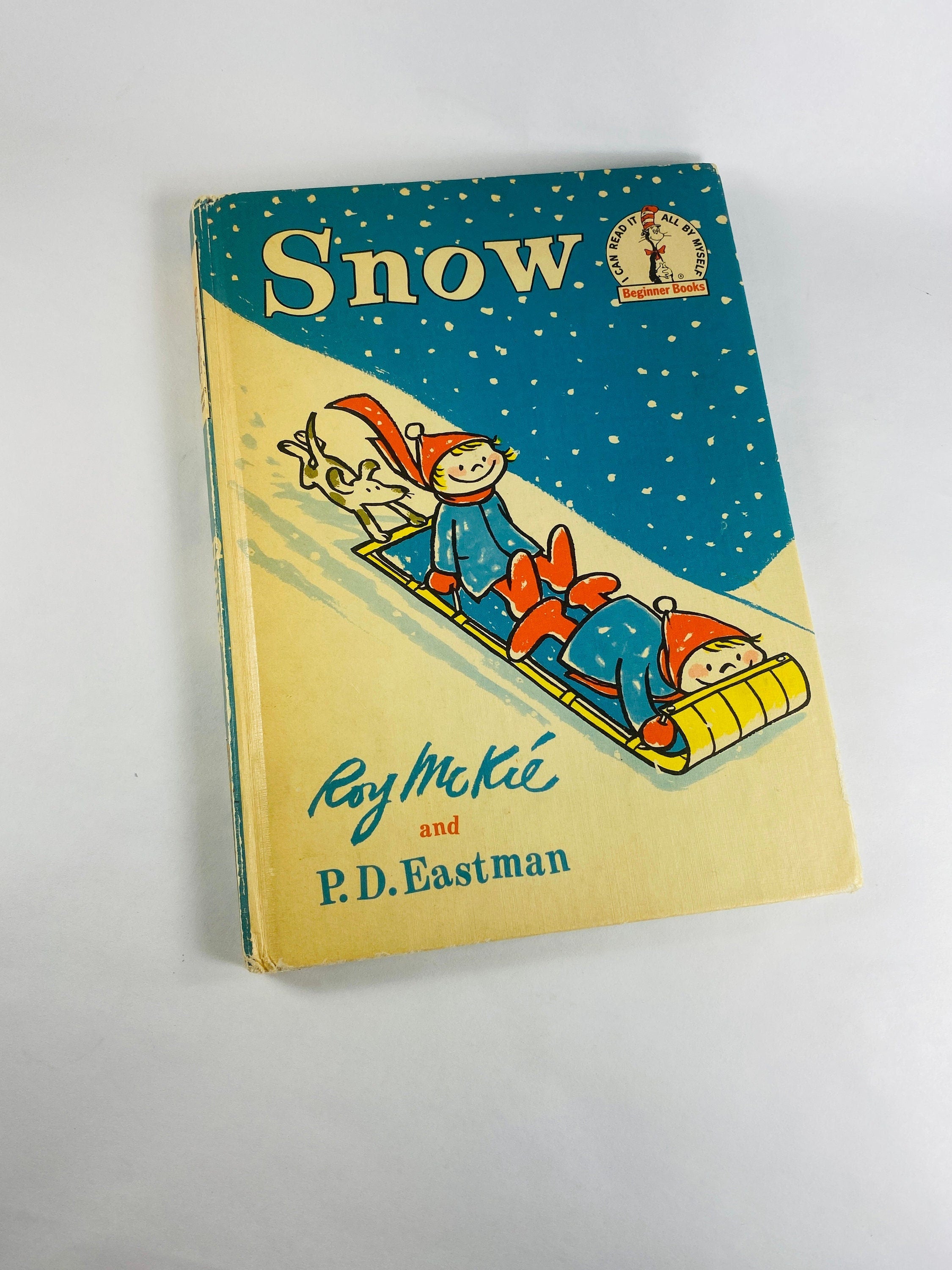 Snow vintage book by PD Eastman and Roy McKie Dr Seuss