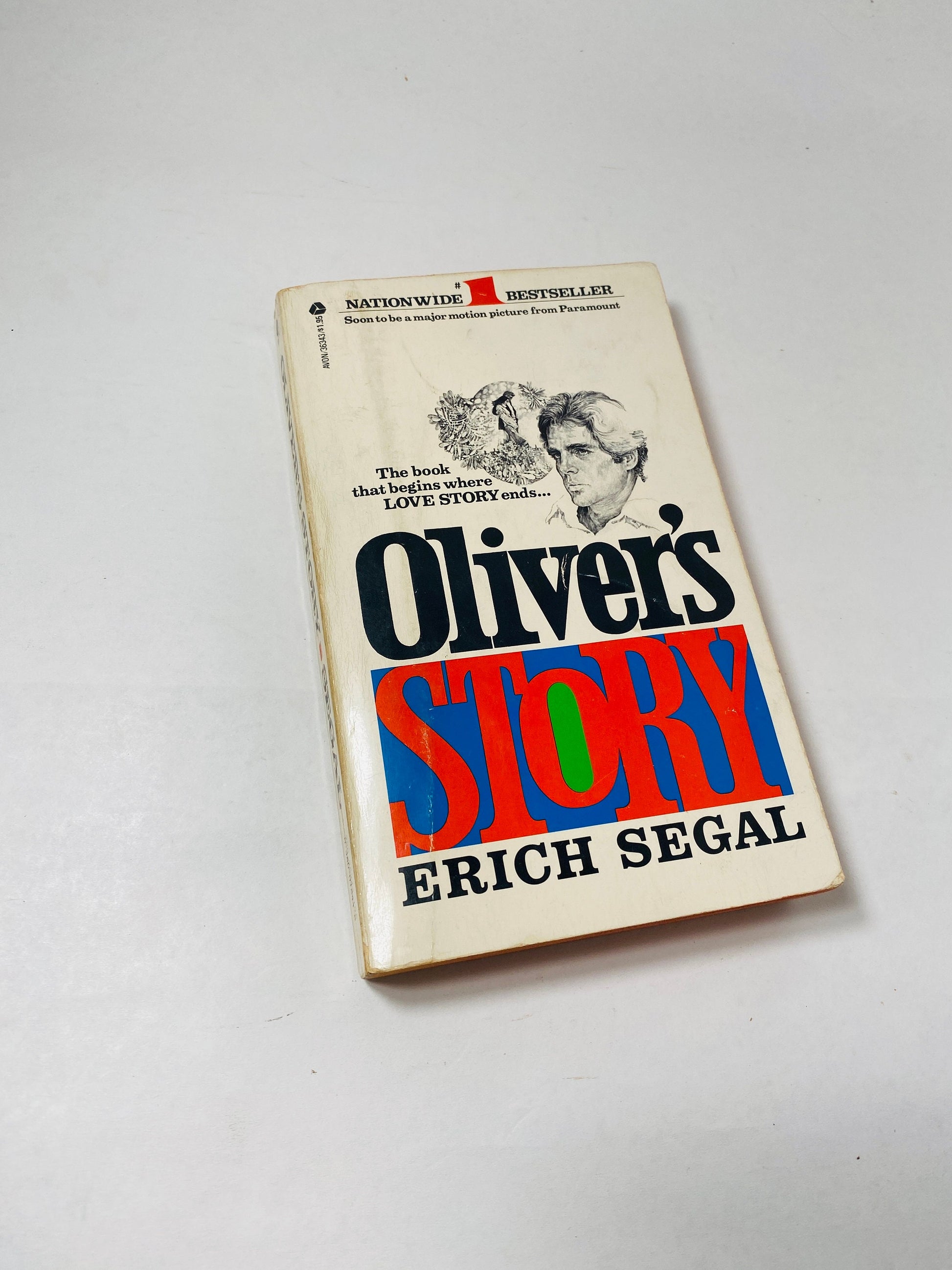 Oliver's Story by Erich Segal Vintage paperback book circa 19778 Romance after loss. Follow-up to Love Story.