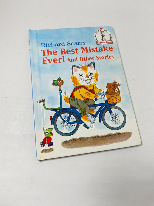 Richard Scarry Best Mistake Ever vintage I Can Read book circa 1984 Children's nursery reading gift collectible