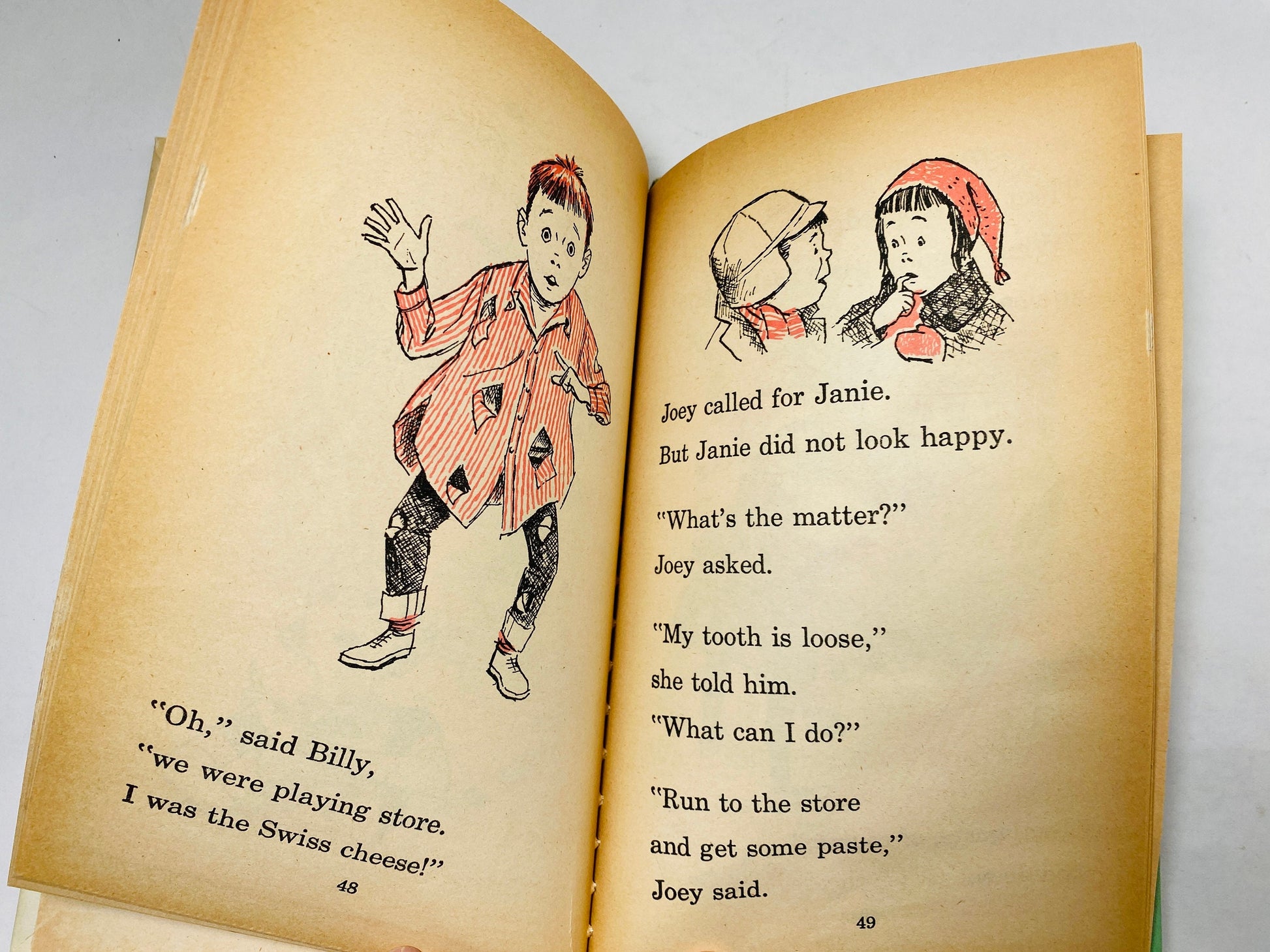 Jokes and Riddles vintage children's Easy Reader book by Jonathan Peter circa 1963