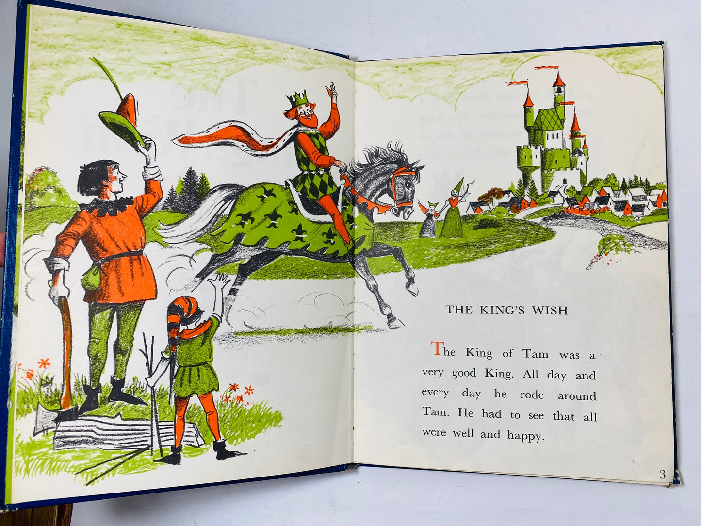 King's Wishvintage book circa 1960 by Benjamin Elkin BCE Leonard Shortall Dr Seuss Beginner Books Children gift