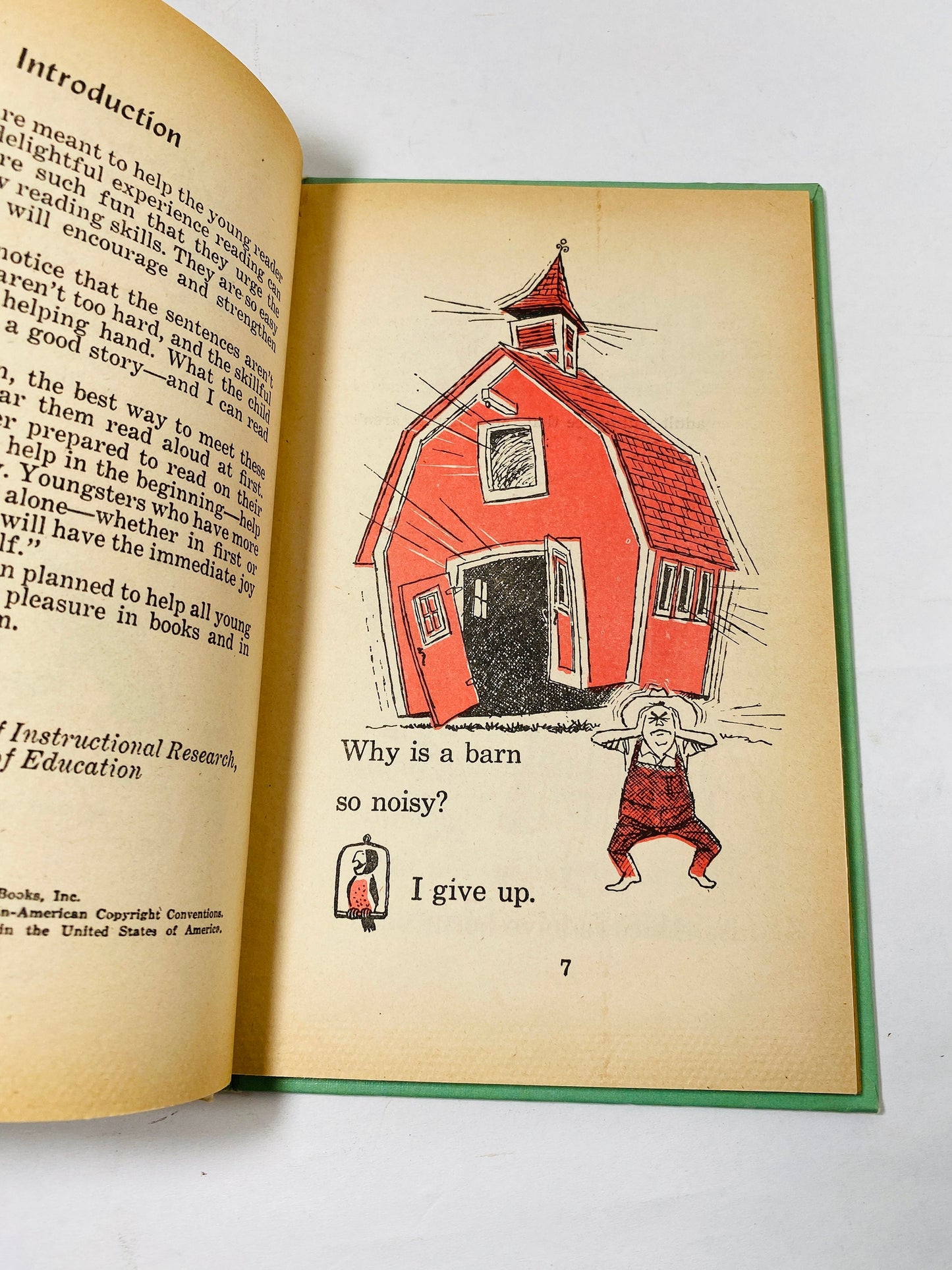 Jokes and Riddles vintage children's Easy Reader book by Jonathan Peter circa 1963