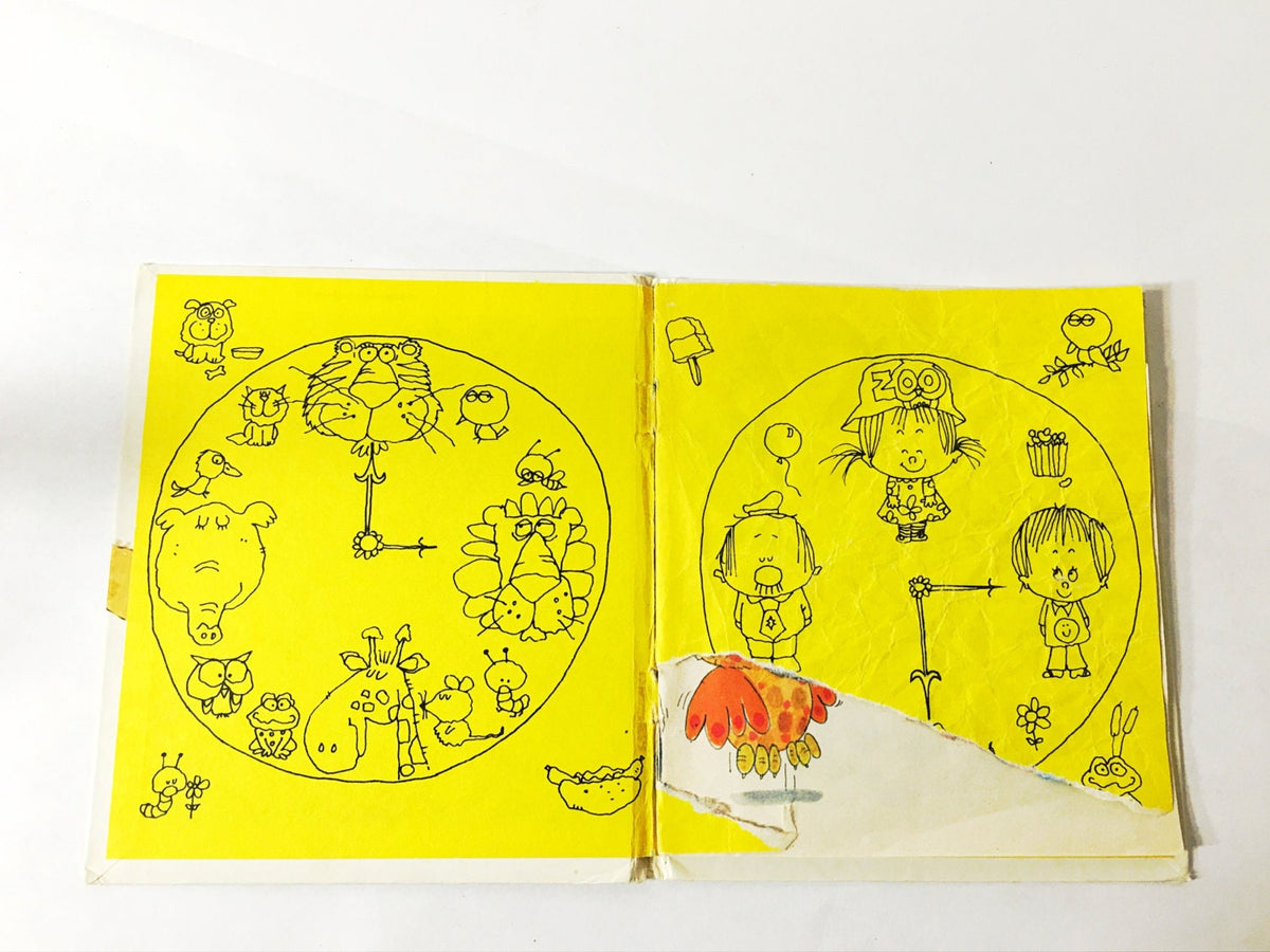The Magic Zoo. Vintage hardback book by Patricia Mowers. How to Have Fun Telling Time. Little Storyland Books. Children's teacher gift