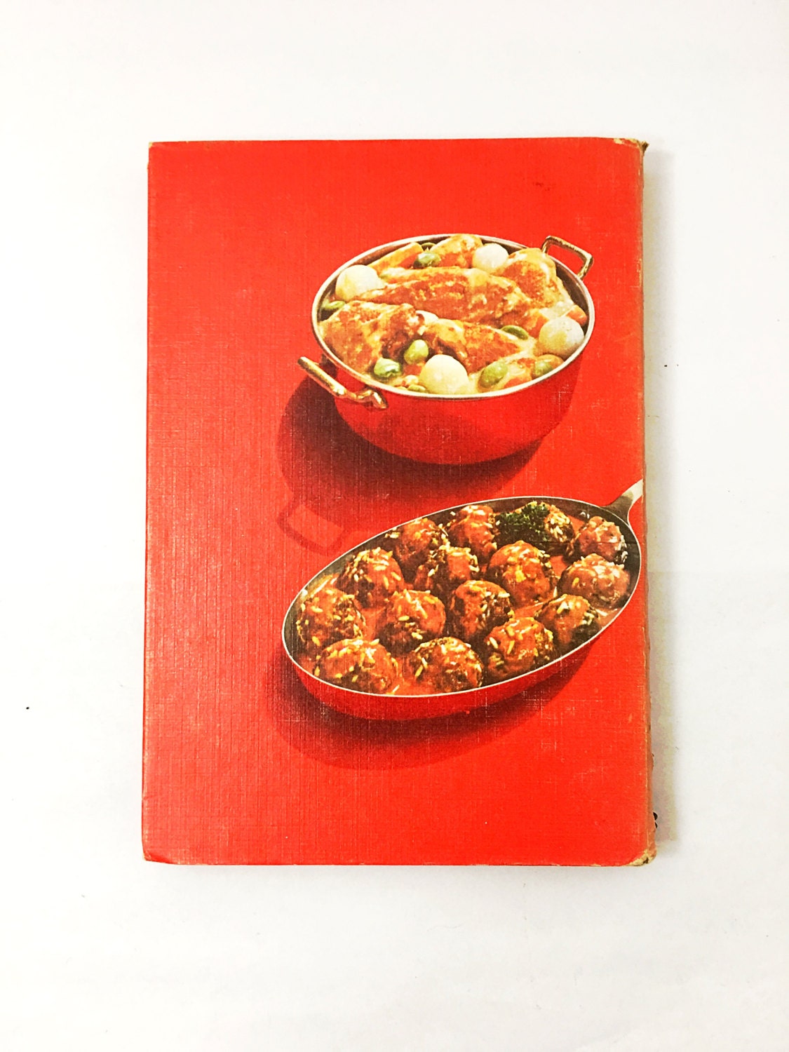 A Campbell's Cookbook. Cooking with Soup. Rare & Collectible Cookbook Red retro cookbook. Book lover gift. Andy Warhol