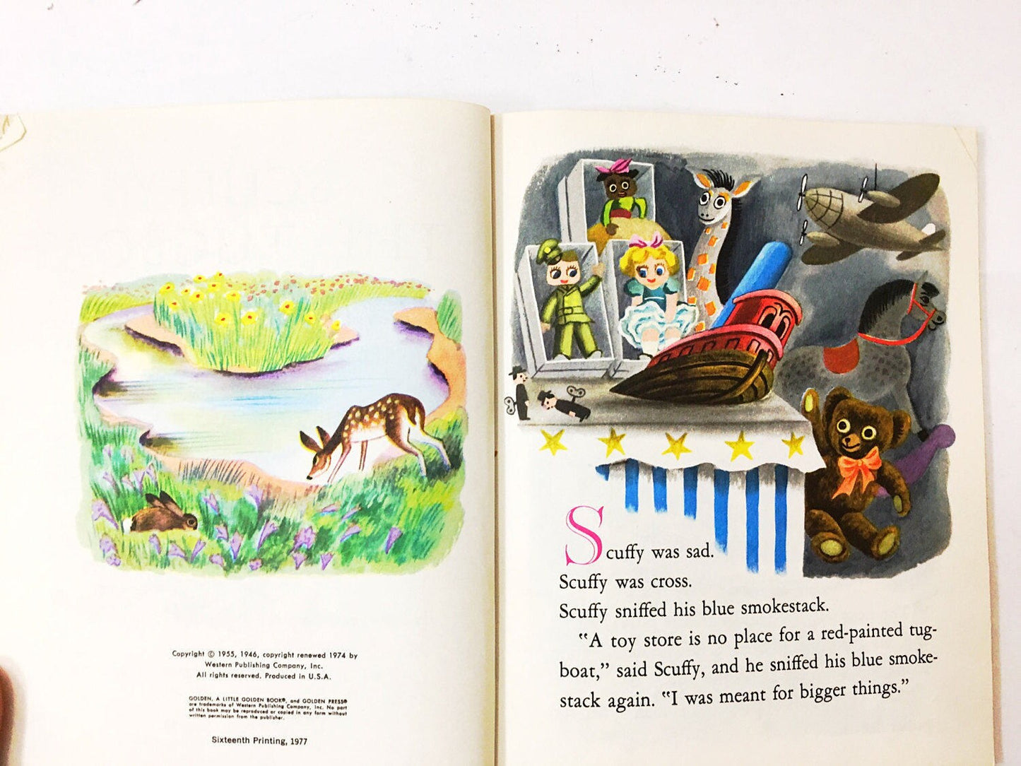 Polly's Pet Vintage Little Golden Book Circa 1984. 302-55. Lucille Hammond and illustrated by Amye Rosenberg. Gift under 10