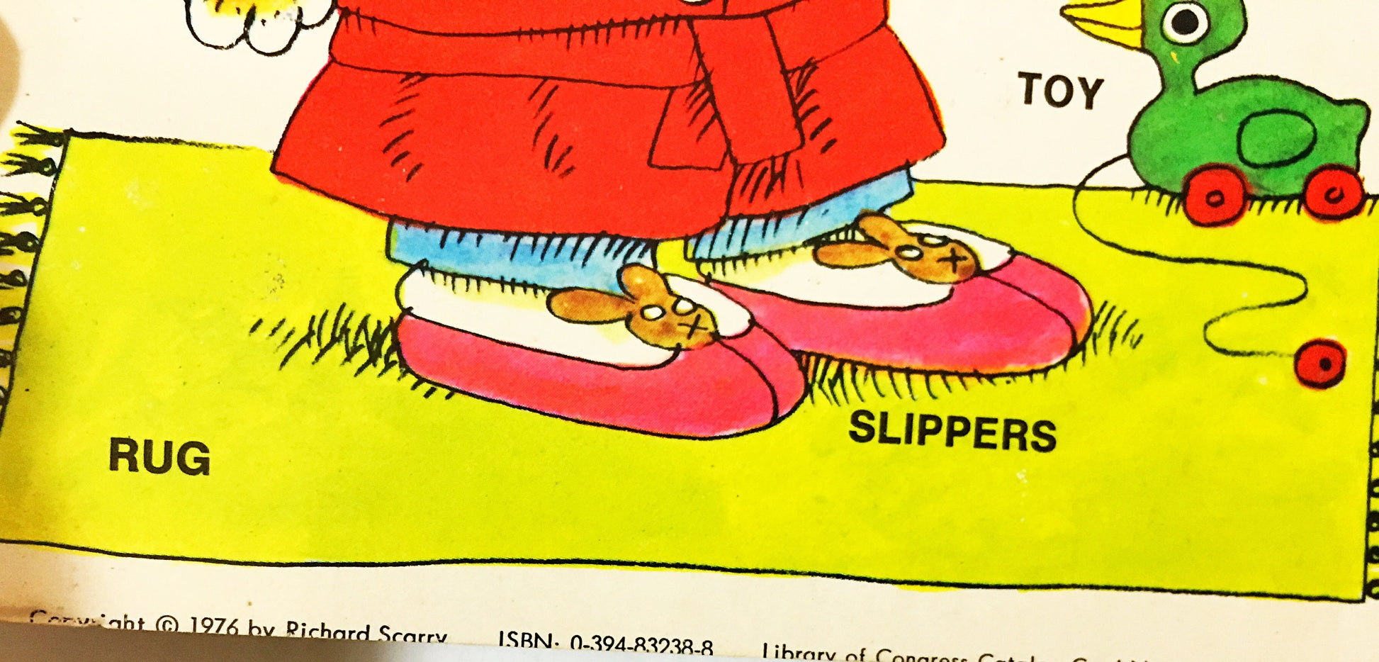 Richard Scarry's Early Words! Little Golden Book. Vintage Hardback Book circa 1976. Children's
