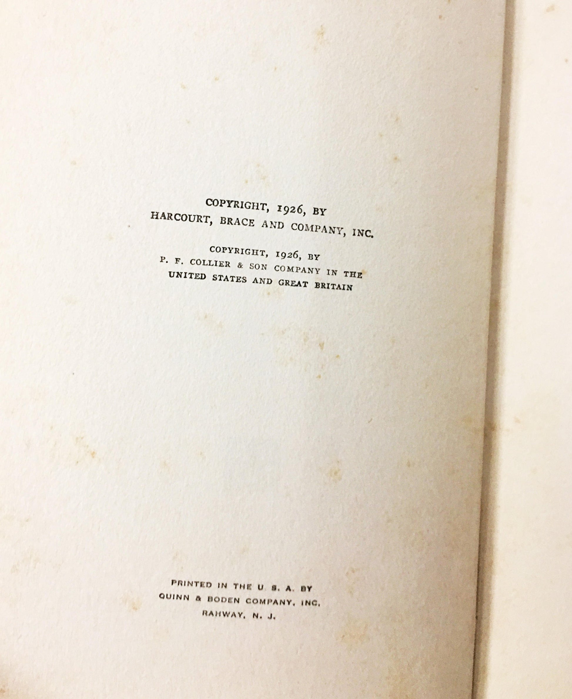 1926 Mantrap book by Sinclair Lewis. First edition antique blue book. Vintage book home decor. Pulitzer Saskatchewan gift