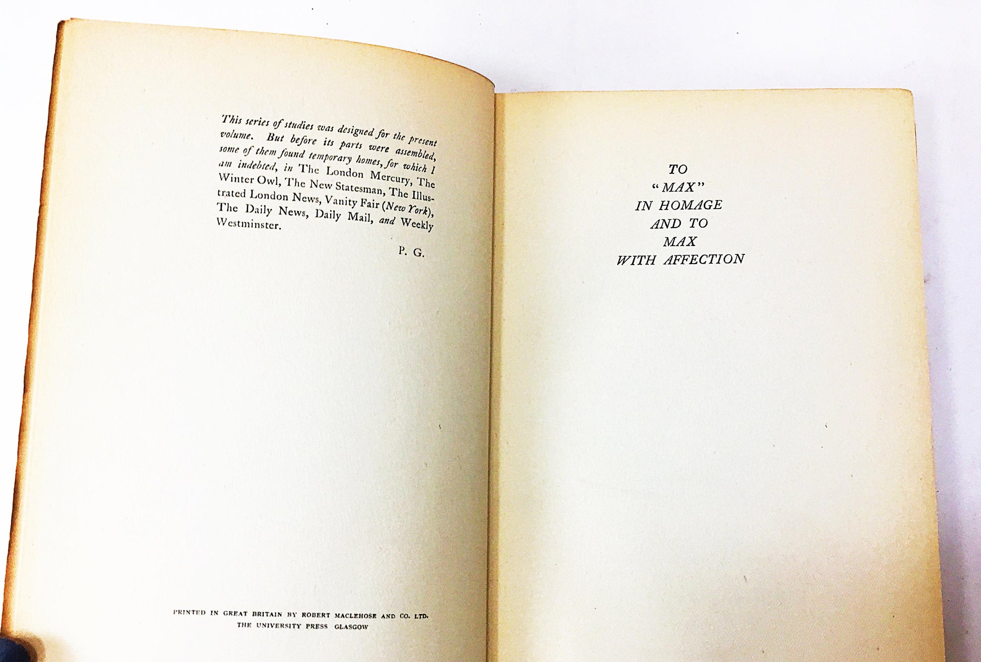 Philip Guedalla FIRST EDITION vintage Gallery book circa 1924 featuring Churchill, Hardy, Shaw, HG Wells, Conrad, Chamberlain, Cecil, Proust