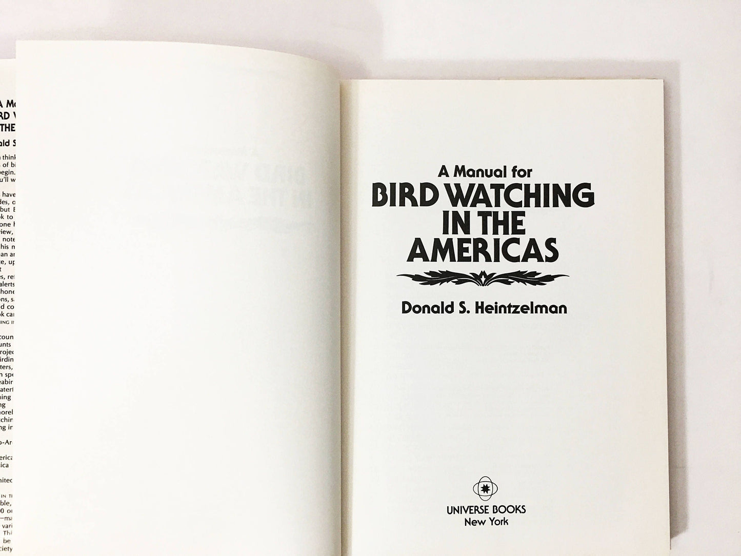 Bird Watching Manual by Heintzelman circa 1979 First Edition vintage cabin decor Audubon Book family home backyard outdoors nature gift