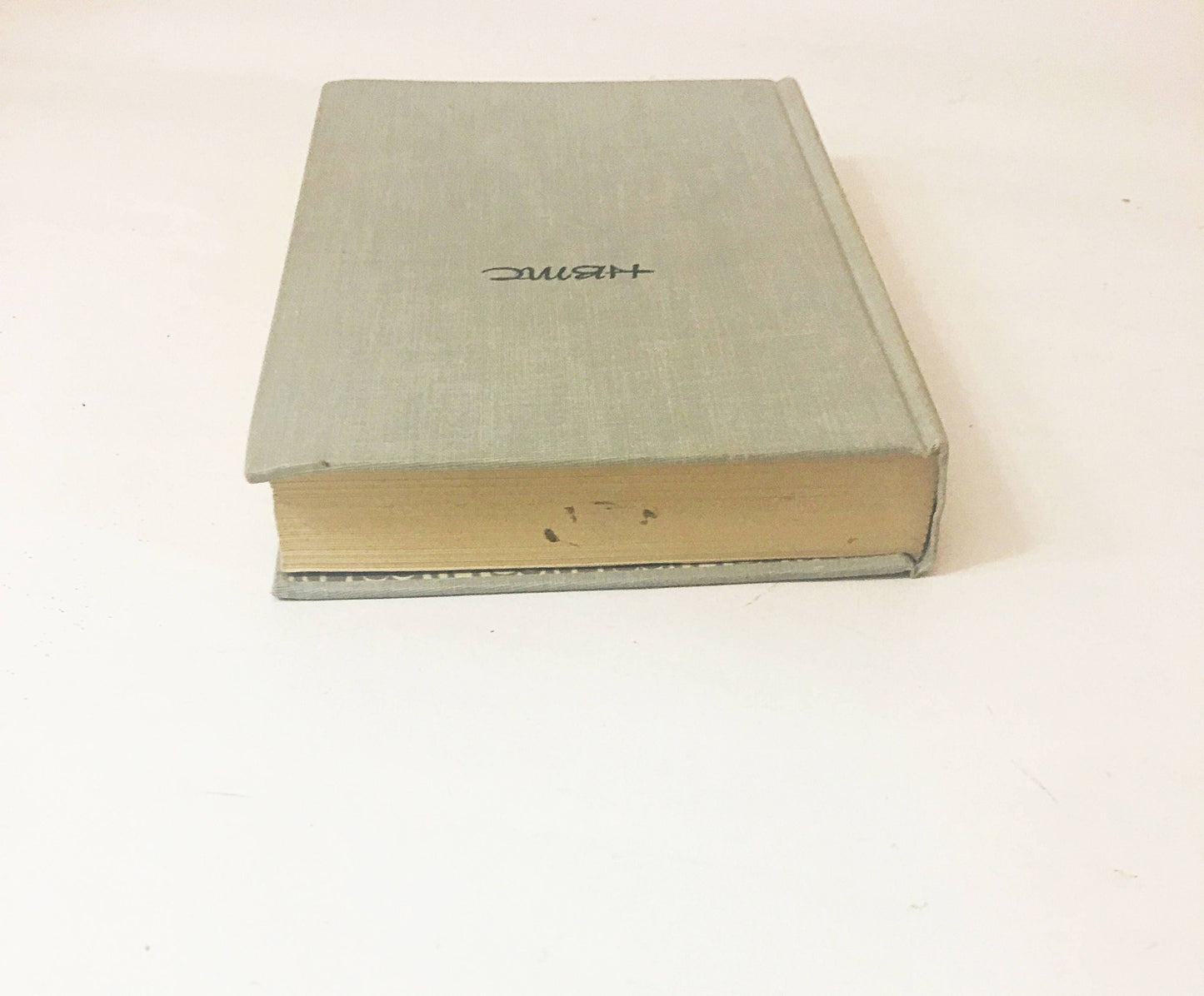 Babbitt vintage book by Sinclair Lewis circa 1950. Grey cloth Satirical novel about middle-class life and social pressure conformity.
