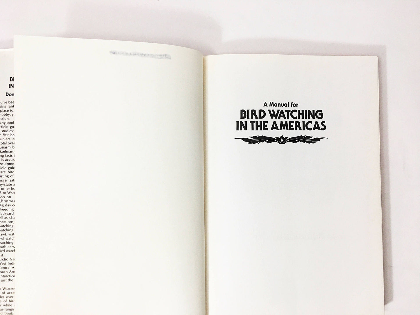 Bird Watching Manual by Heintzelman circa 1979 First Edition vintage cabin decor Audubon Book family home backyard outdoors nature gift