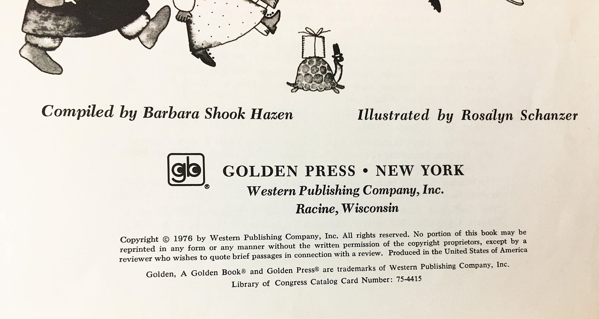 1976 Golden Happy Birthday Book vintage FIRST EDITION by Barbara Shook Hazen circa 1976. Children's Big Golden Book Deluxe.