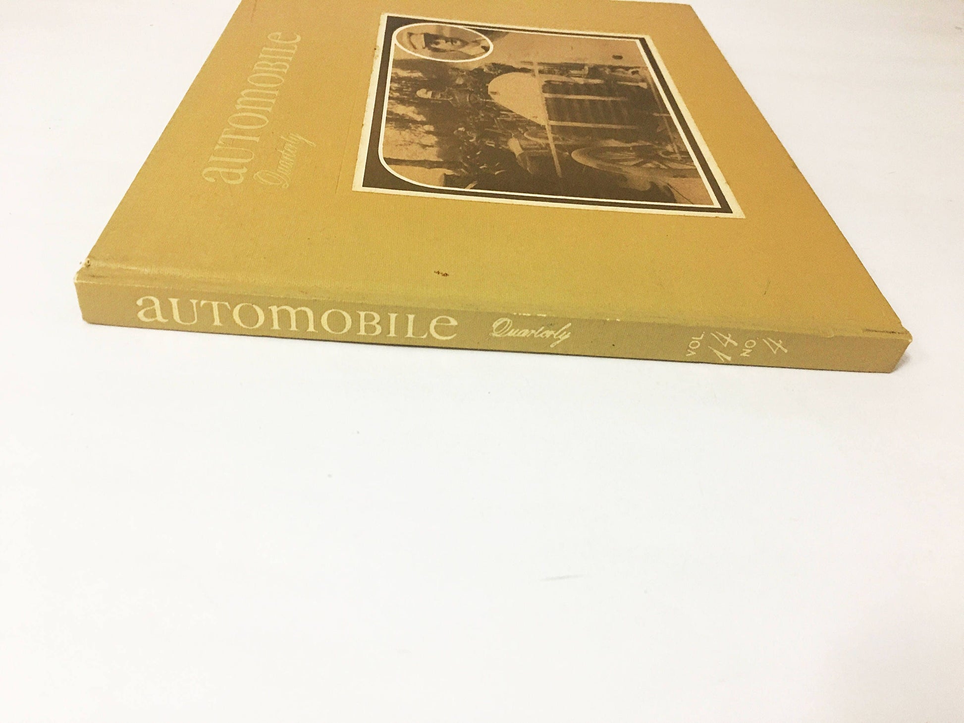 1976 vintage hardcover book about Porsche, Camille du Gast, Lincoln, American Austin and Bantam Automobile Quarterly car lover gift.