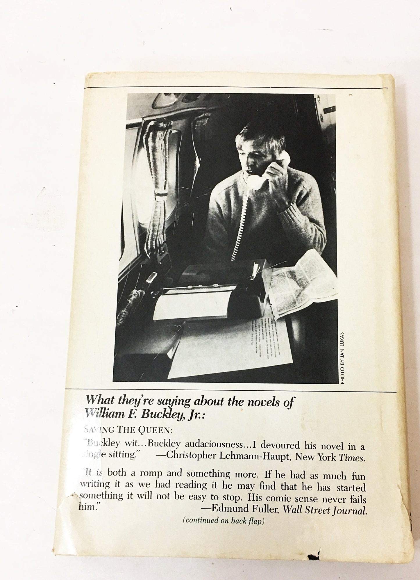 1980 Who's on First by William F Buckley, Jr Vintage book about Blackford Oakes and KGB spies in the race for space