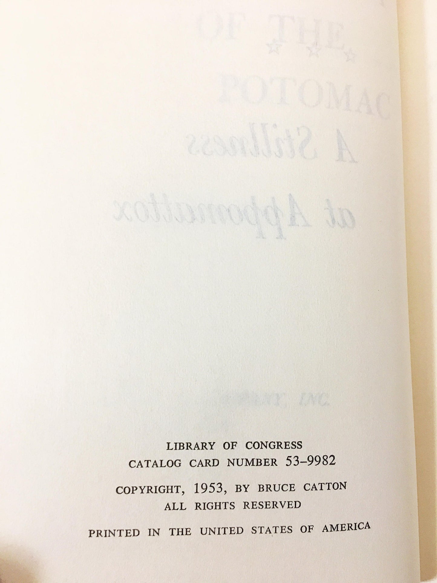 1953 Catton Army of the Potomac 3 volume vintage book set Mr. Lincoln's Army; Glory Road; Stillness at Appomattox. Prop staging home decor