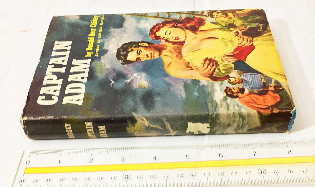 Captain Adam Vintage FIRST EDITION book about love and independence Pulp fiction by Donald Barr Chidsey circa 1953. Home bookshelf decor