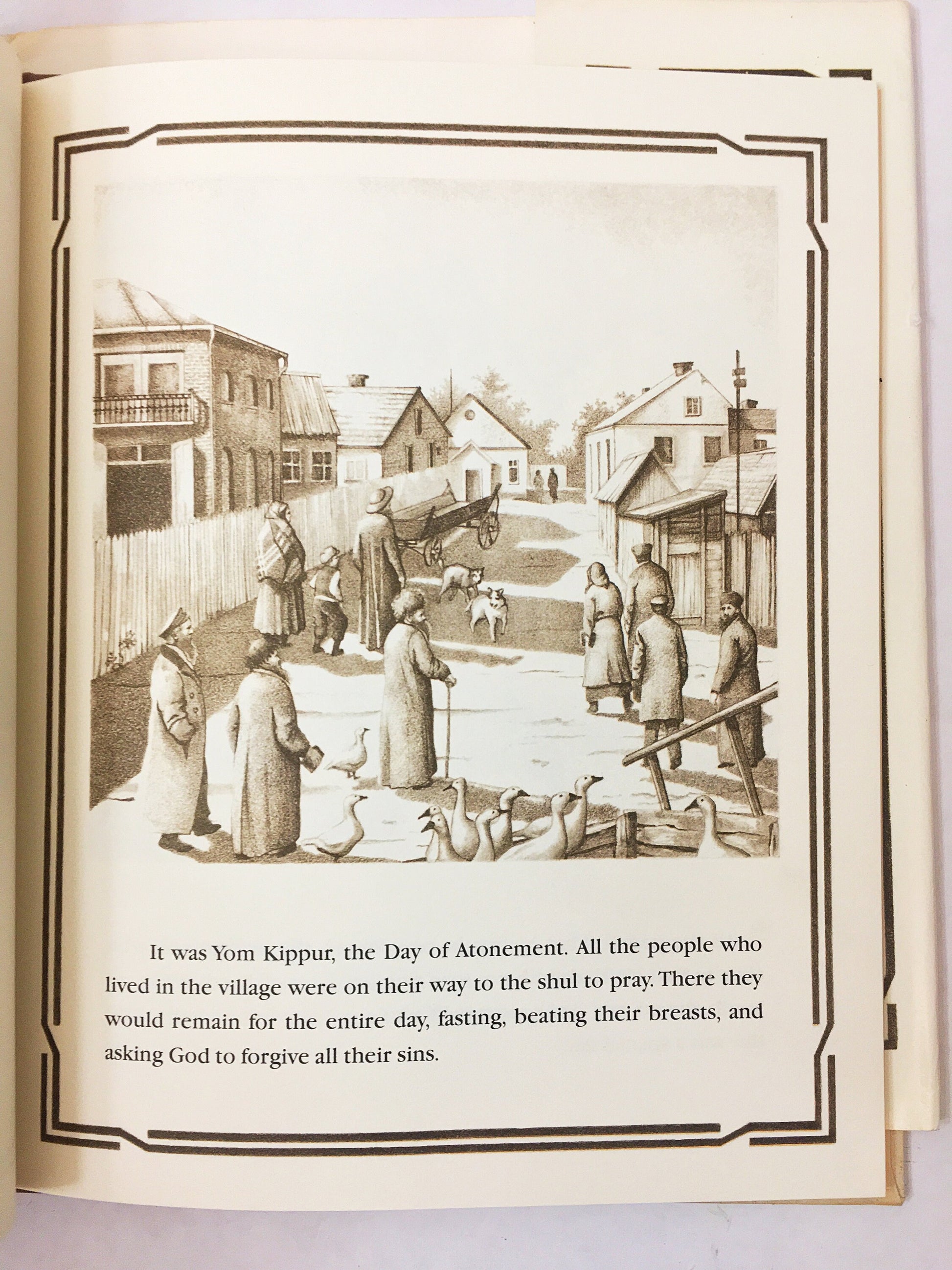 Yussel's Prayer Yom Kippur Story Vintage book circa 1981 by Barbara Cohen. Jewish High Holy Day literature. Rabbinic tale of an orphan