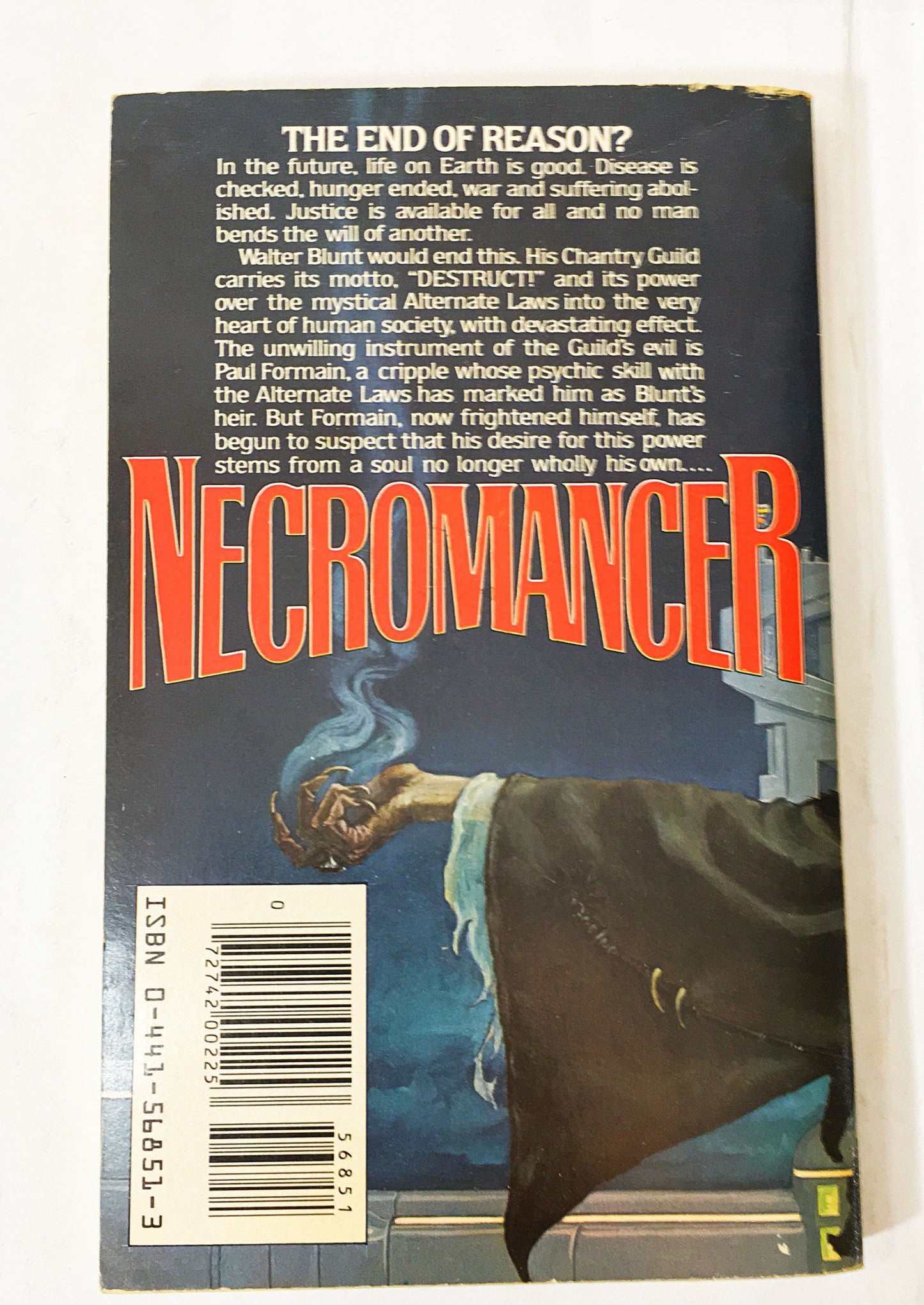 Necromancer Vintage paperback book by Gordon R Dickson circa 1981. Childe Cycle, No 1 Scifi. The Dawn of the Dorsai Era!