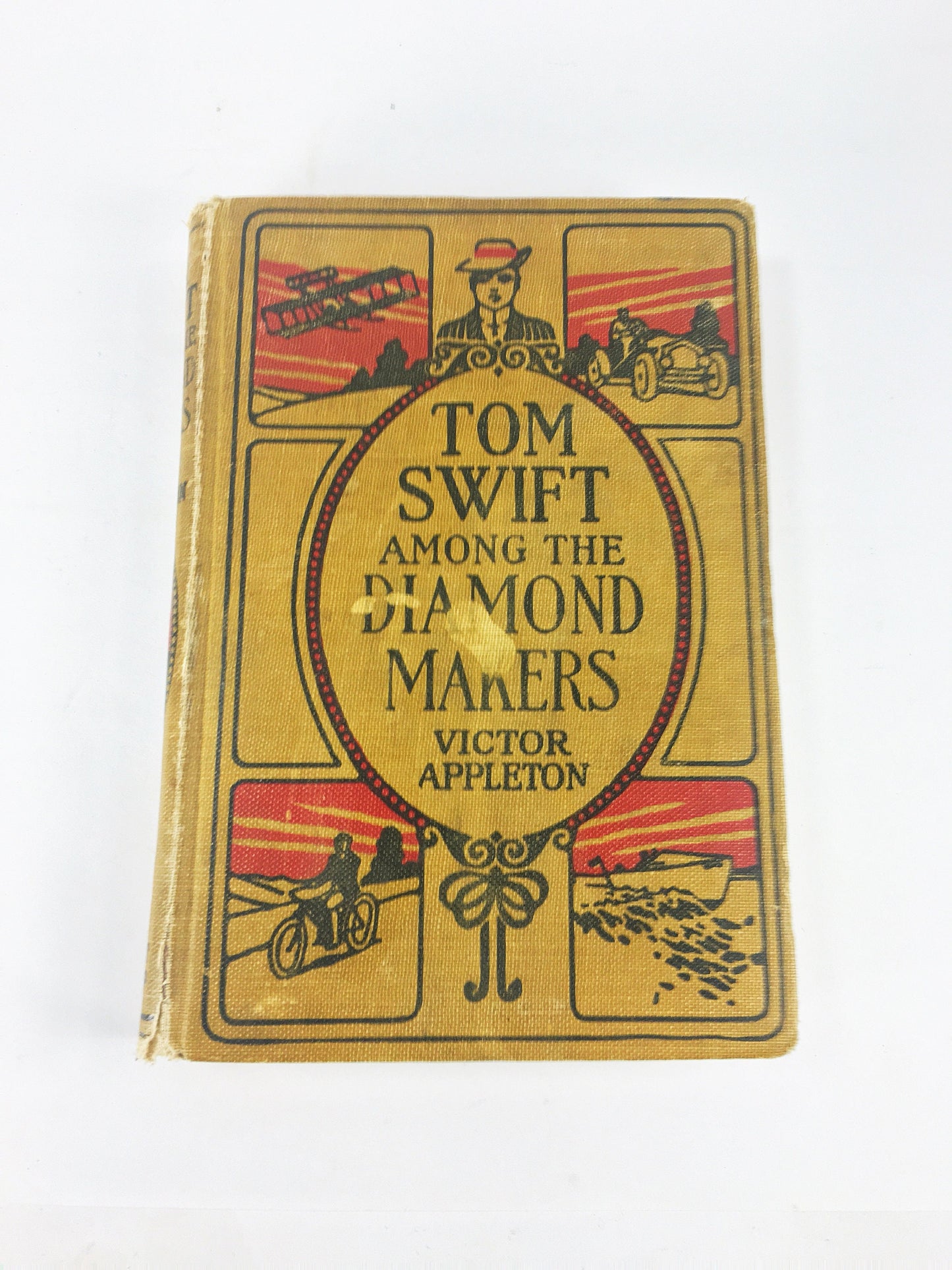 1941 Tom Swift Among the Diamond Makers, or, The Secret of Phantom Mountain (Series Book 7). Vintage book by Appleton. Grosset & Dunlap