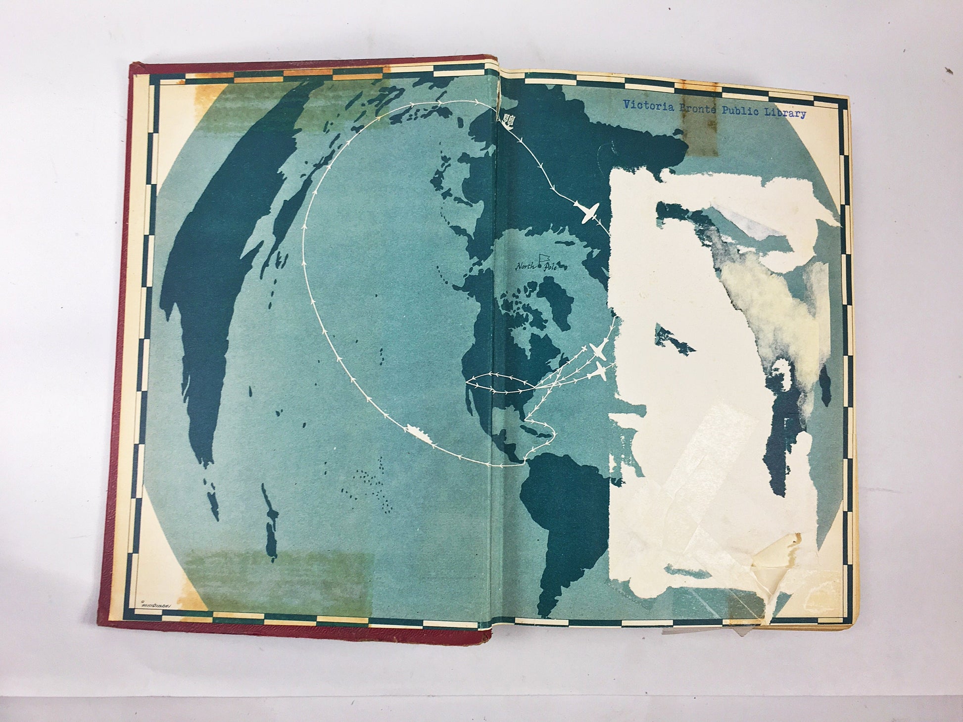 A World to Win by Upton Sinclair. FIRST EDITION vintage book circa 1946. Lanny Budd series. Pulitzer Prize winning author. Red book decor