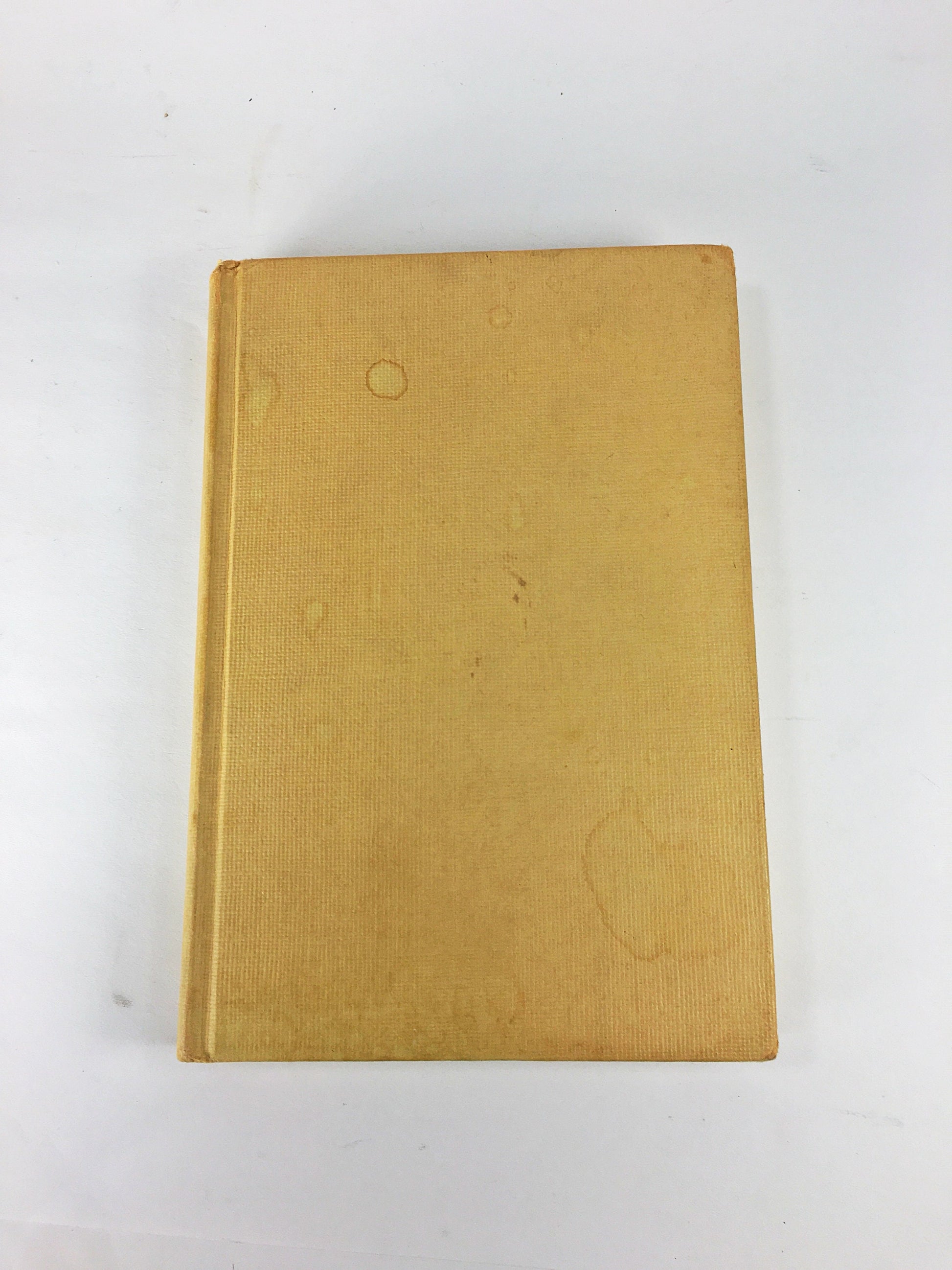 Thomas Wolfe by Herbert J Muller. Vintage book circa 1947. Biography. North Carolina's famous writer. Yellow home decor