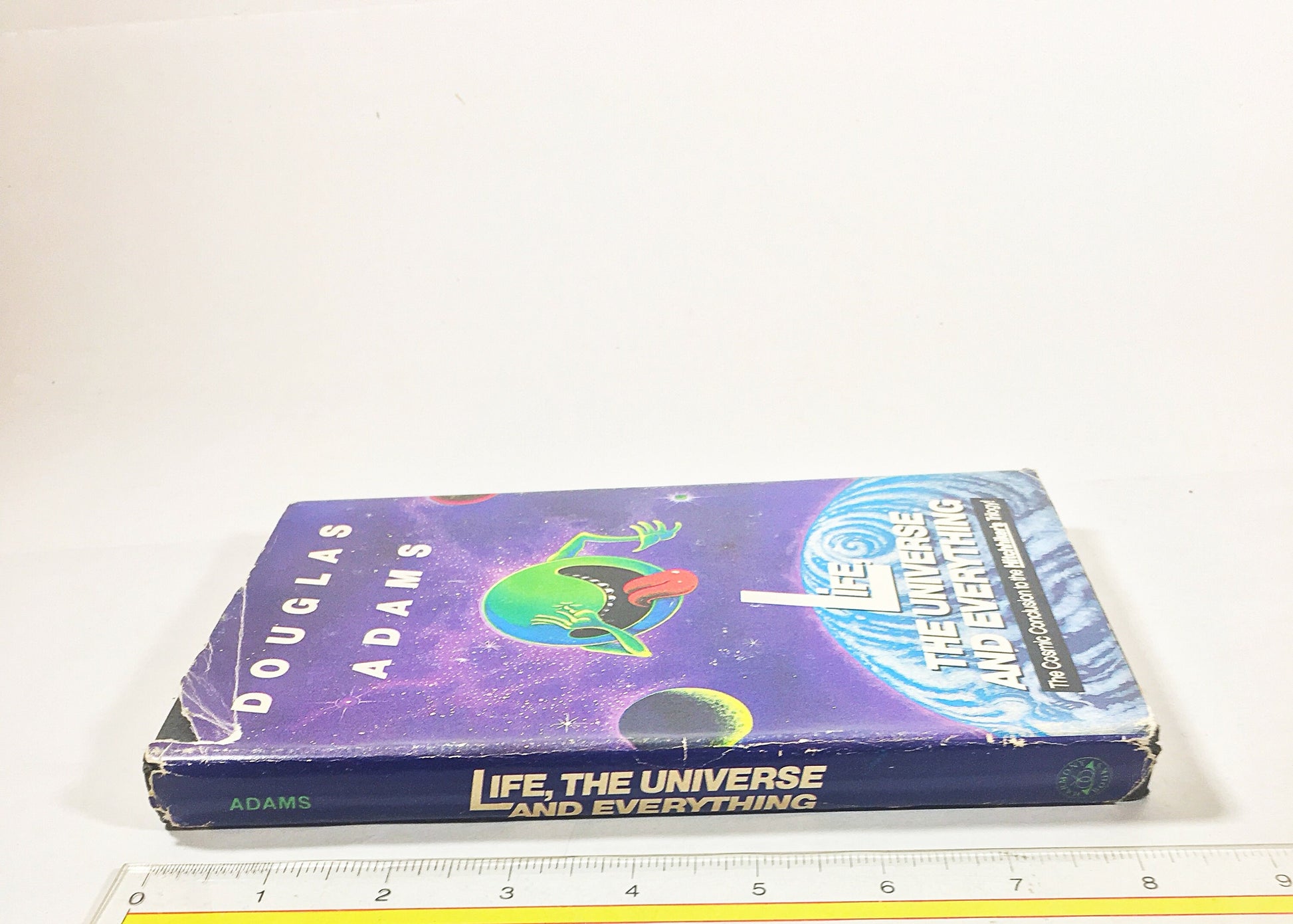 Life, the Universe and Everything. Hitchhiker's Guide to the Galaxy. Vintage Douglas Adams book circa 1982. EARLY PRINTING. Hardback BCE