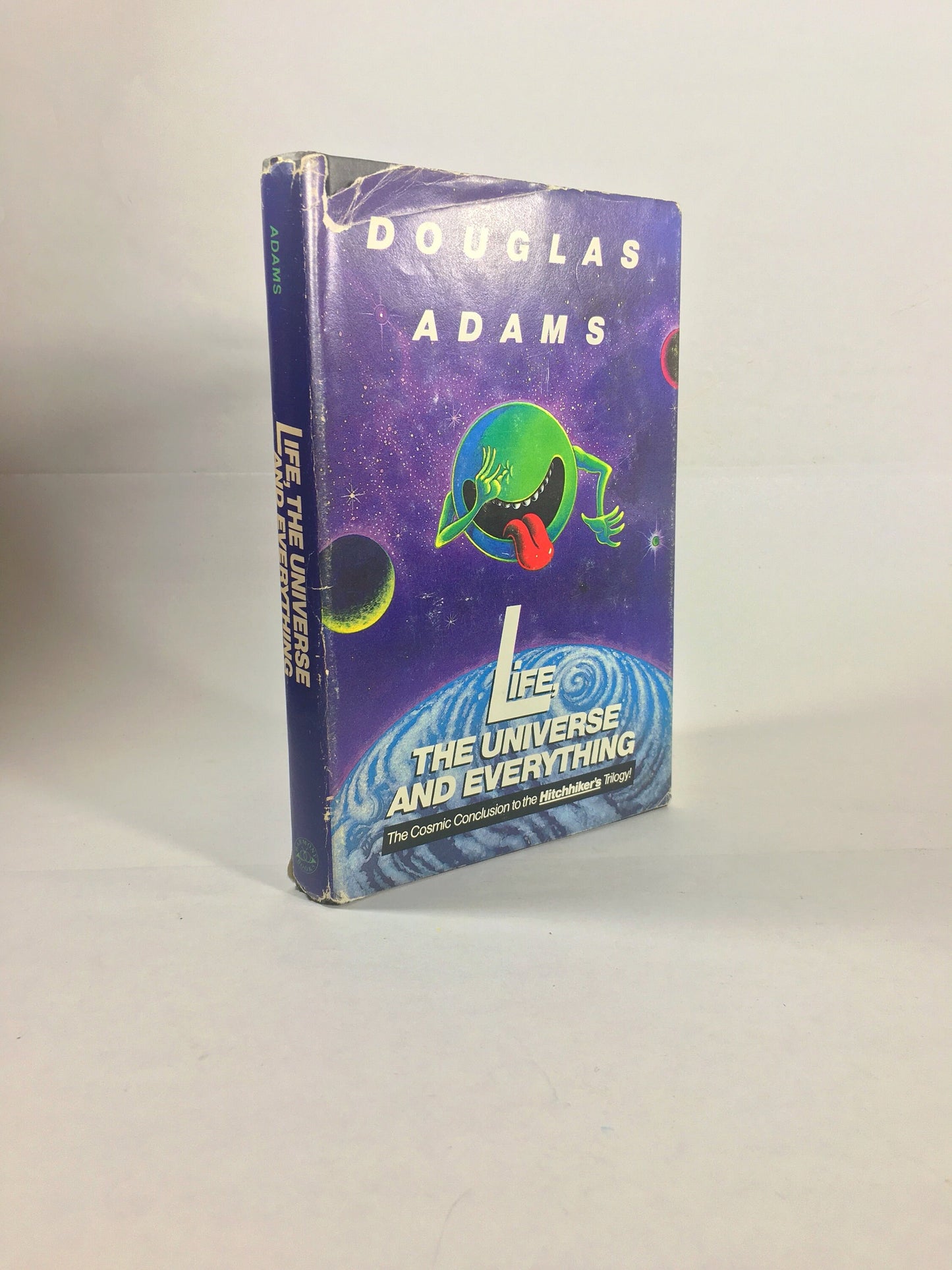 Life, the Universe and Everything. Hitchhiker's Guide to the Galaxy. Vintage Douglas Adams book circa 1982. EARLY PRINTING. Hardback BCE