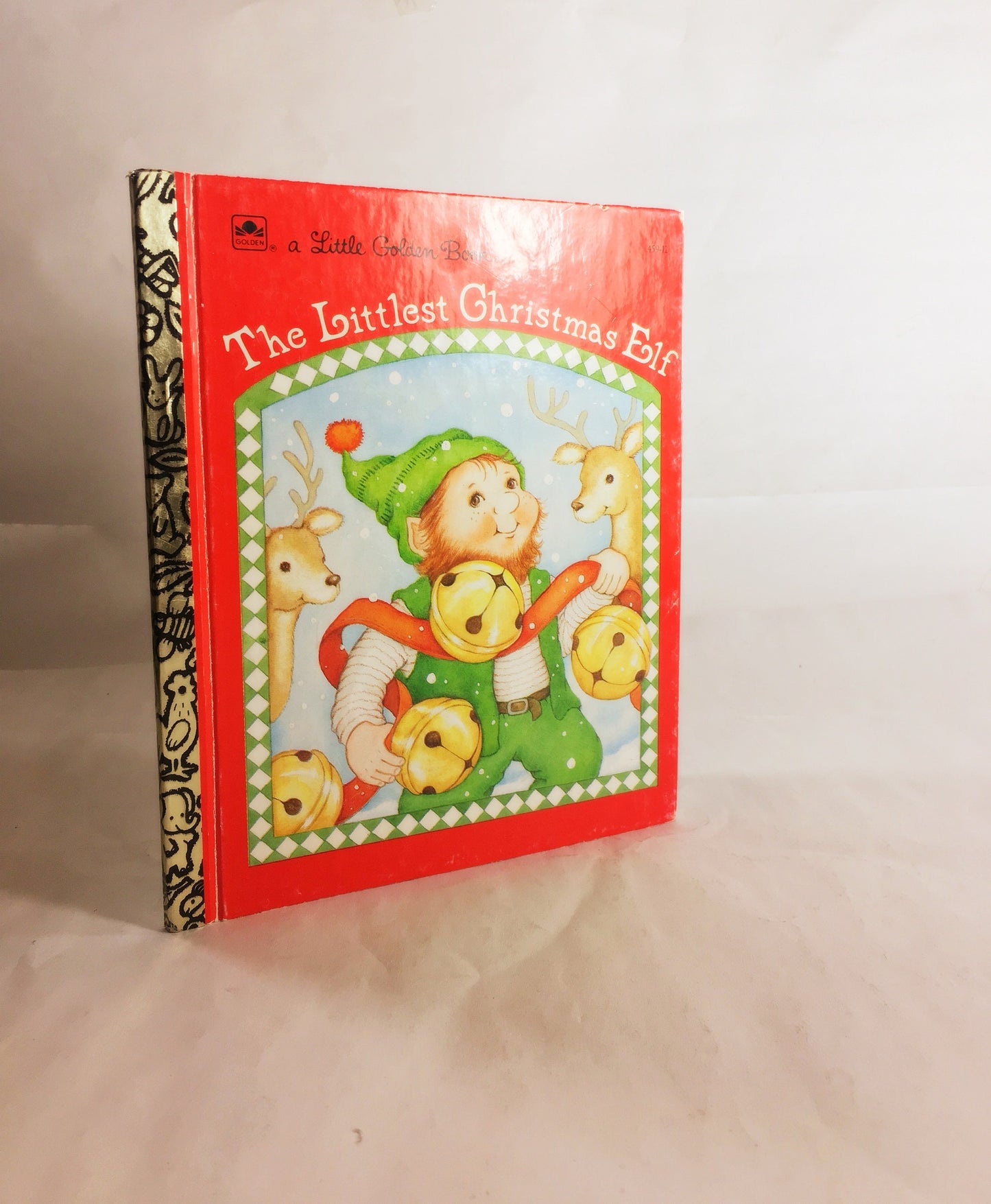 1987 Vintage Littlest Christmas Elf. Little Golden Book. Vintage Christmas book. Children's. Santa Frosty. Connie Malvern. Snow Man