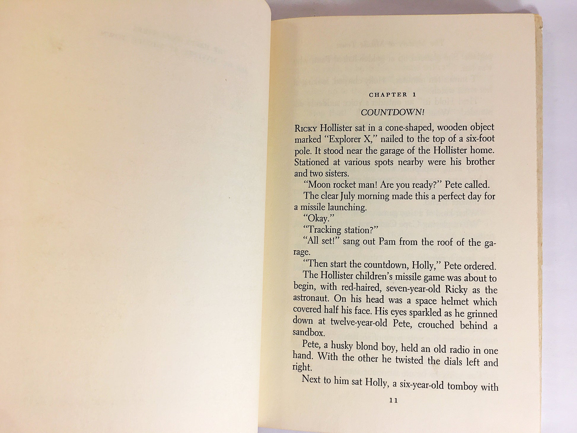 1961 Happy Hollisters and the Mystery at Missile Town. Vintage book by Jerry West with dust jacket. Cloth Bound Mystery Stories