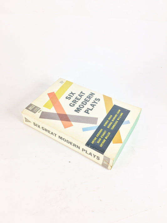 Dramatic plays by Ibsen, Chekov, Shaw, O'Casey, Williams and Miller. Vintage Paperback book circa 1960. Fantastic theatre gift for actors!