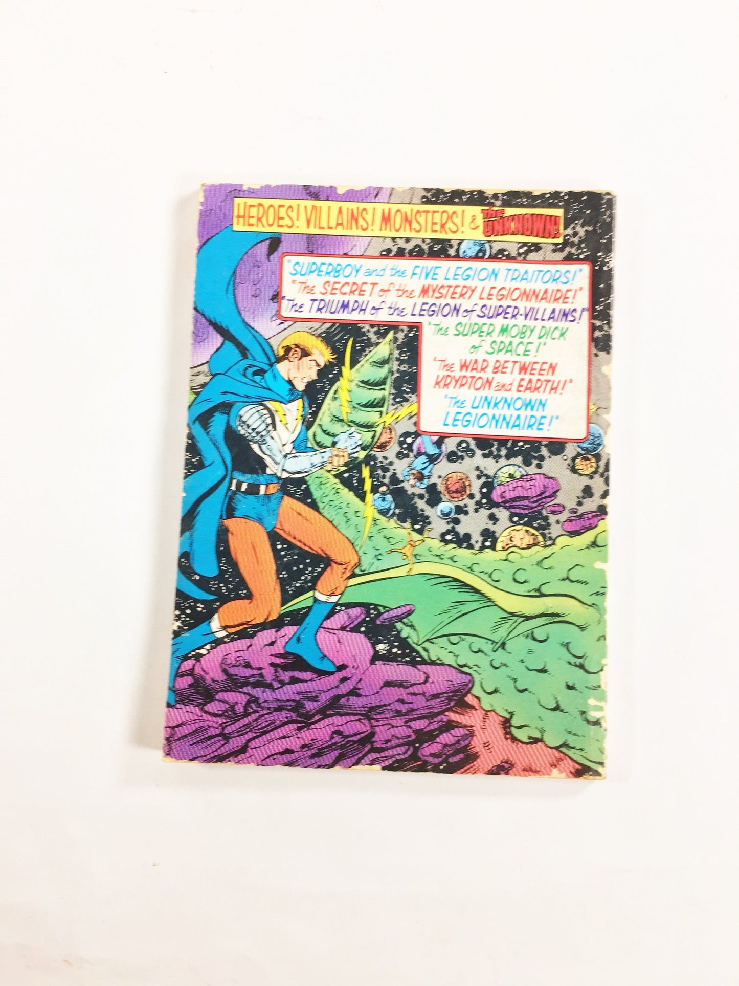 DC Blue Ribbon Digest Legion Of Super-Heroes #64 featuring Superboy, the Moby Dick of Space! Vintage comic book circa 1985