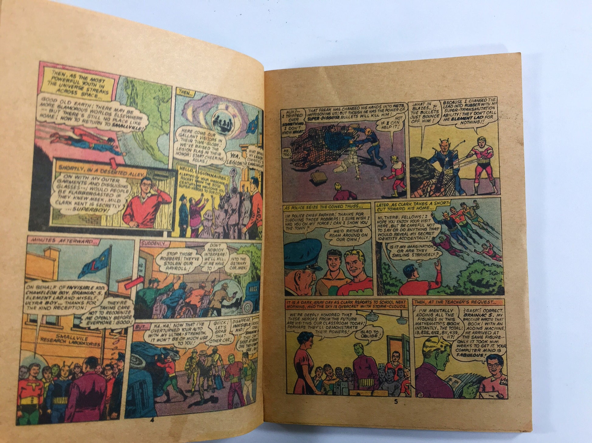 DC Blue Ribbon Digest Legion Of Super-Heroes #64 featuring Superboy, the Moby Dick of Space! Vintage comic book circa 1985 GenX