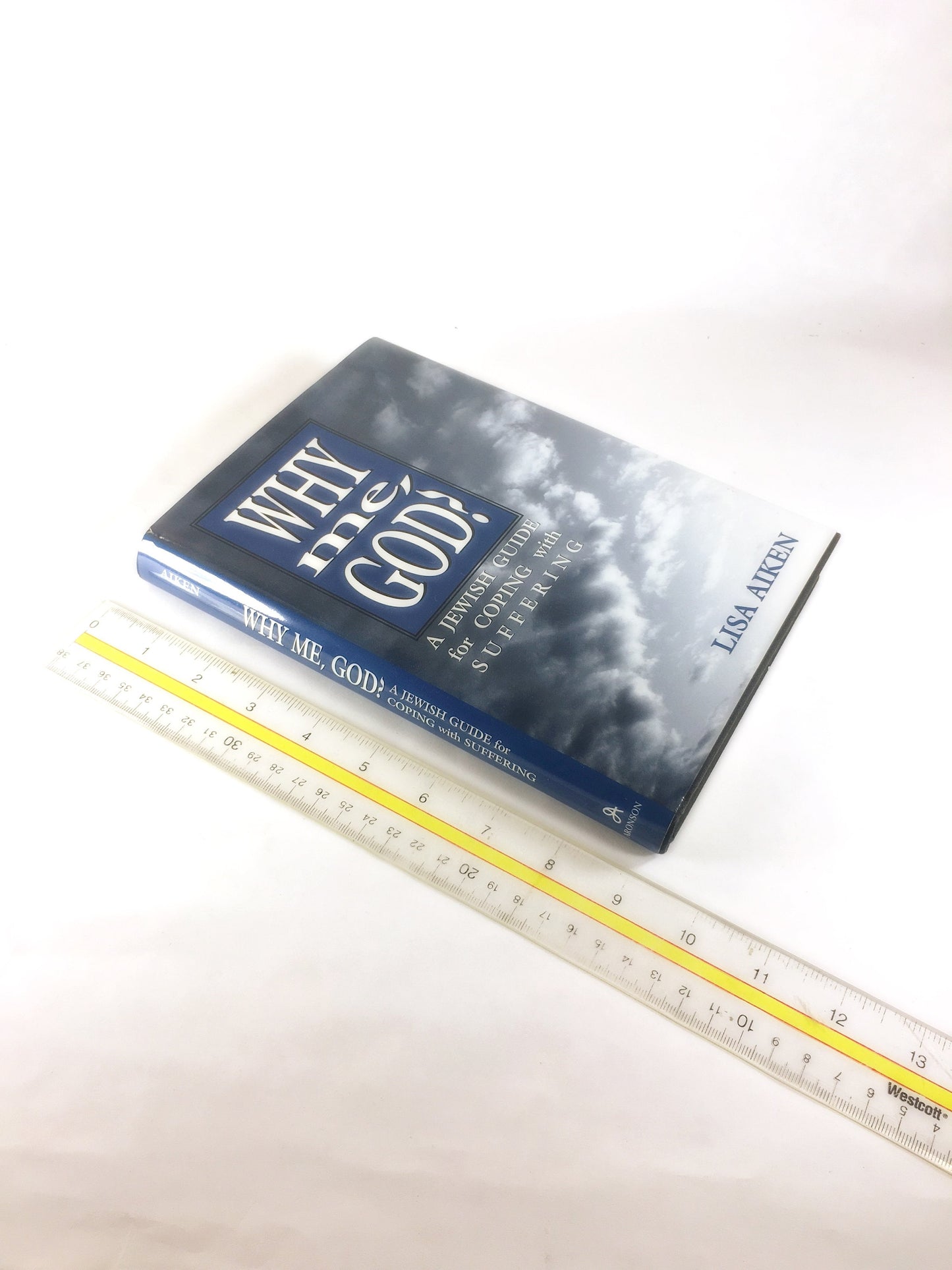 SIGNED Why Me, God by Aiken. Vintage FIRST Edition book, Jewish Guide for Coping With Suffering. Mourning Grief Loss Death gift.