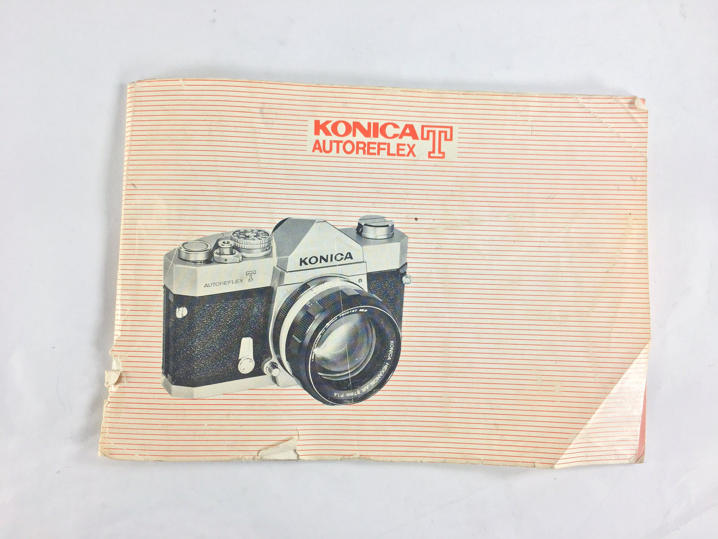 Konica FT1 Autoflex manual lot Vintage camera brochure circa 1982 with warranty & Hexanon literature guide. 35mm photography gift!