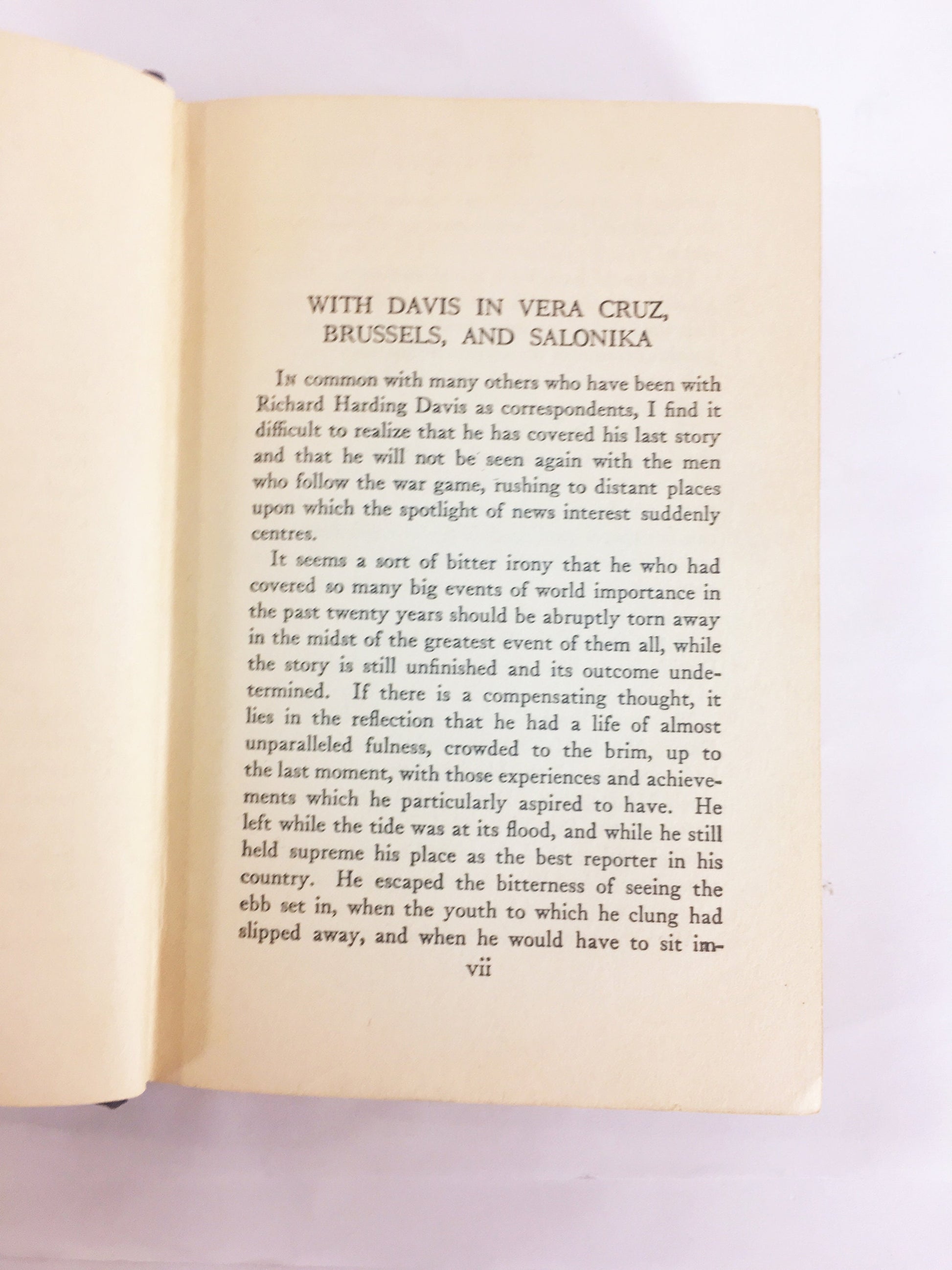 Richard Harding Davis biography. The Lost Road. Antique book circa 1927 about the first American war correspondent. Unique rare history gift