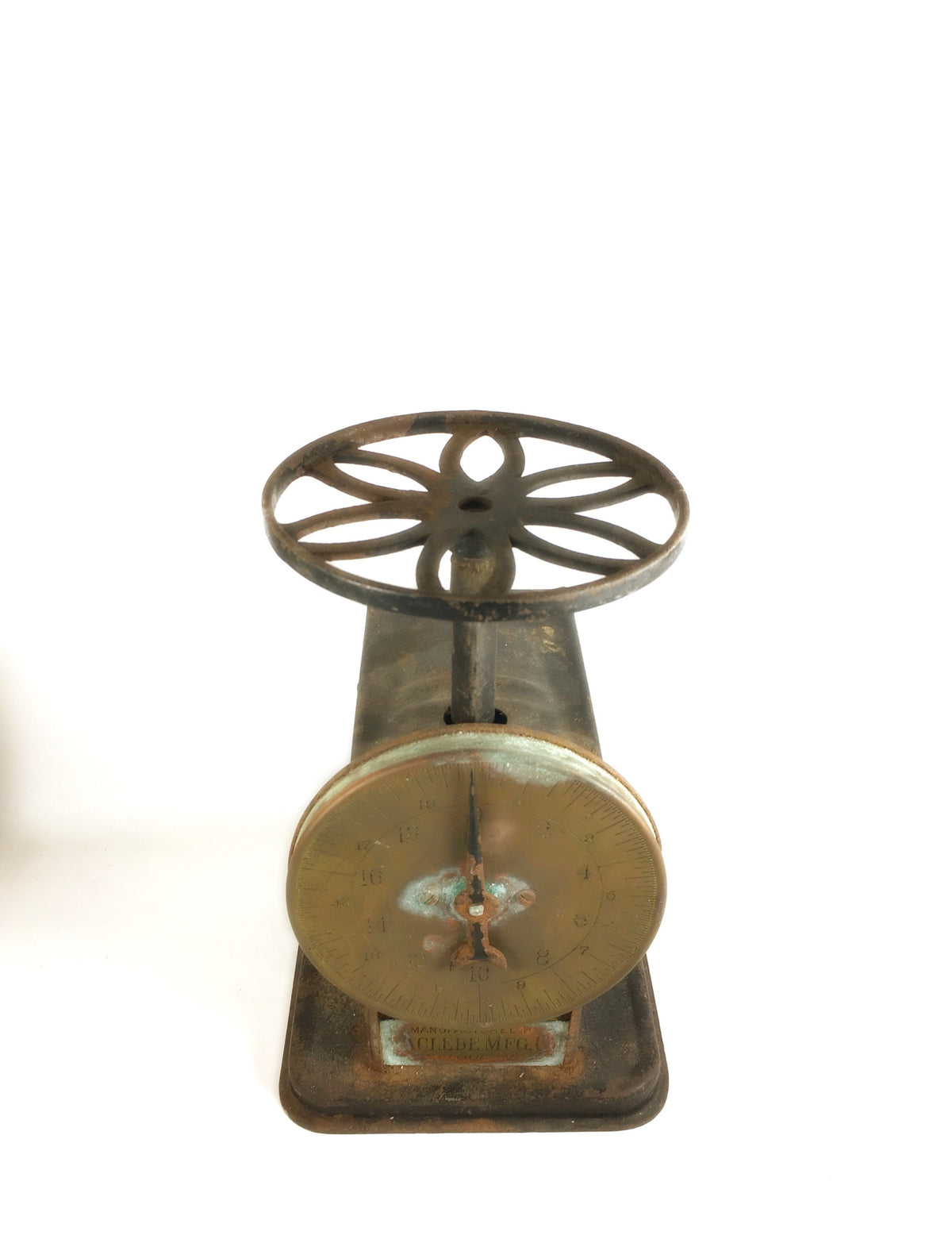 Antique Victorian scale Laclede Manufacturing Company St Louis Missouri vintage Bronze brass unique decor steampunk American patriot
