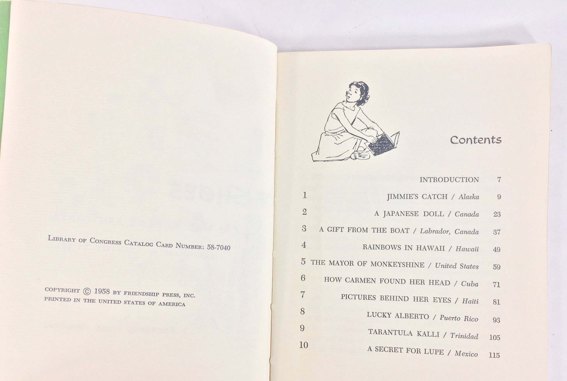 Ten Pairs of Shoes EARLY PRINTING vintage pink paperback book circa 1958 by Mae Ashworth. Children's story of living in someone else's shoes