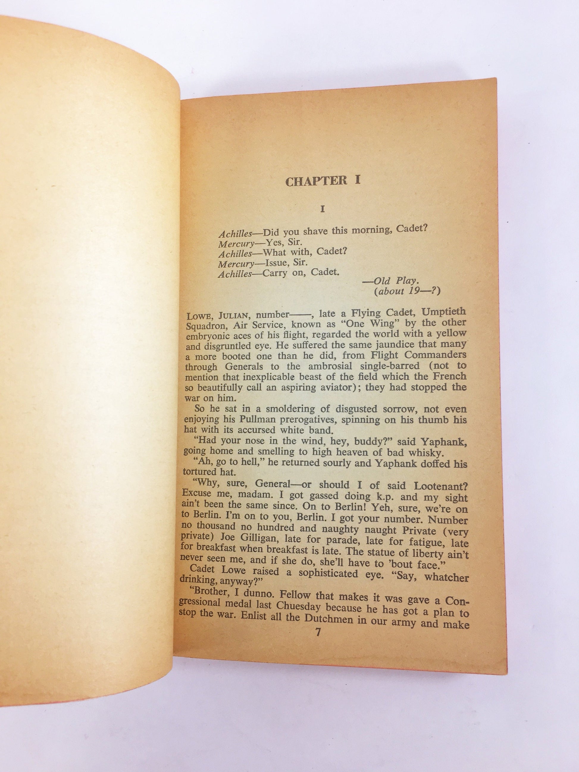 William Faulkner Soldiers' Pay. Vintage Signet paperback book circa 1961. Faulkner’s first novel deals powerfully with lives blighted by war