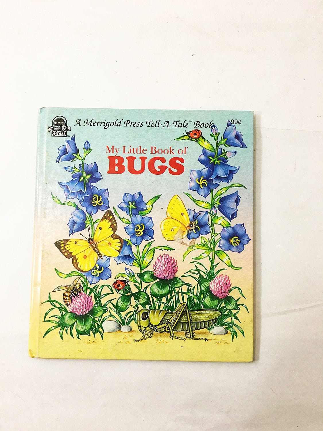 My Little Book of Bugs. FIRST EDITION. Maida Silverman. Rosiland Solomon. Circa 1993. Little Golden Book. Vintage children's Book.